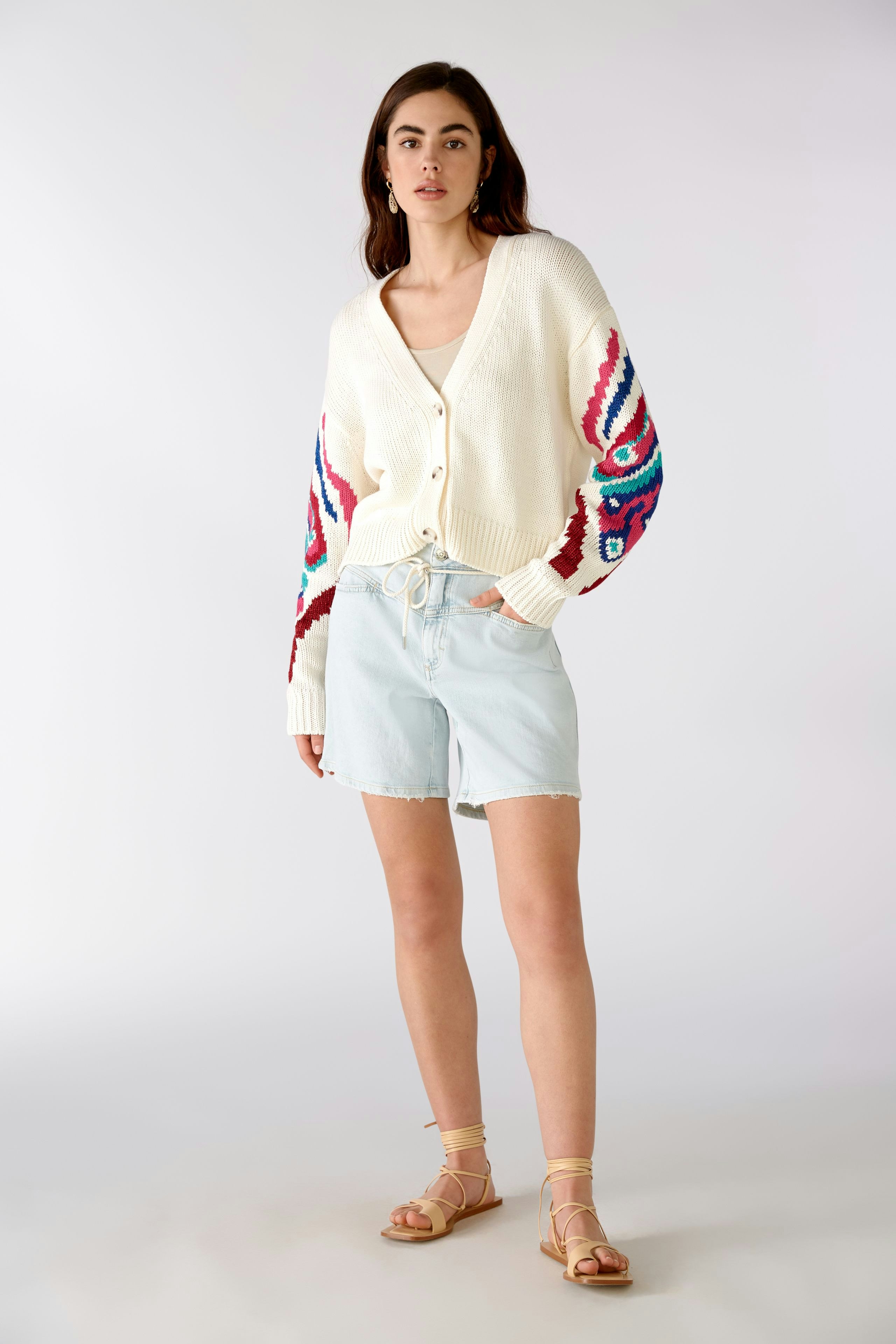 Bild 2 von Cardigan - offwhite red in offwhite red | Oui