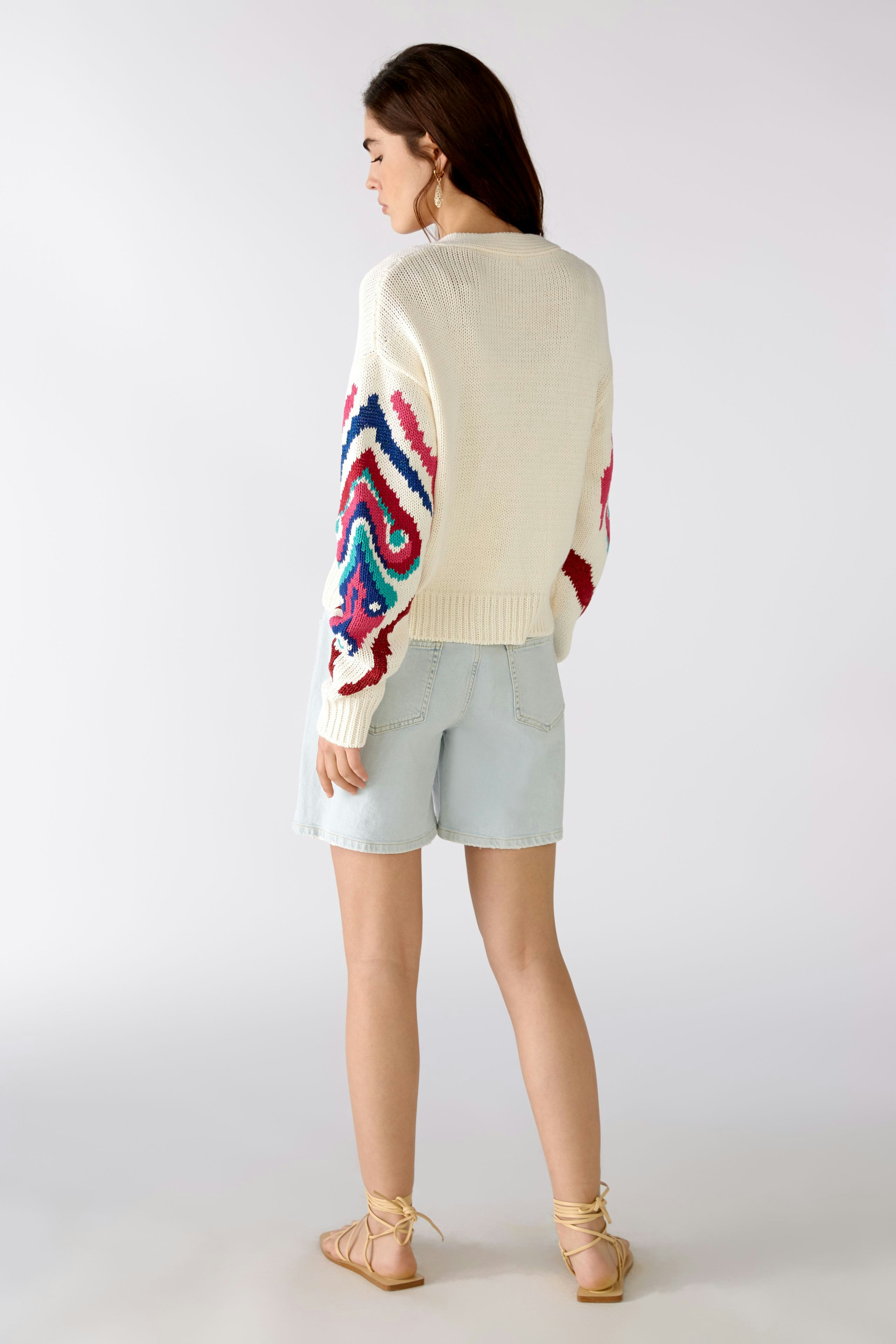 Bild 4 von Cardigan - offwhite red in offwhite red | Oui