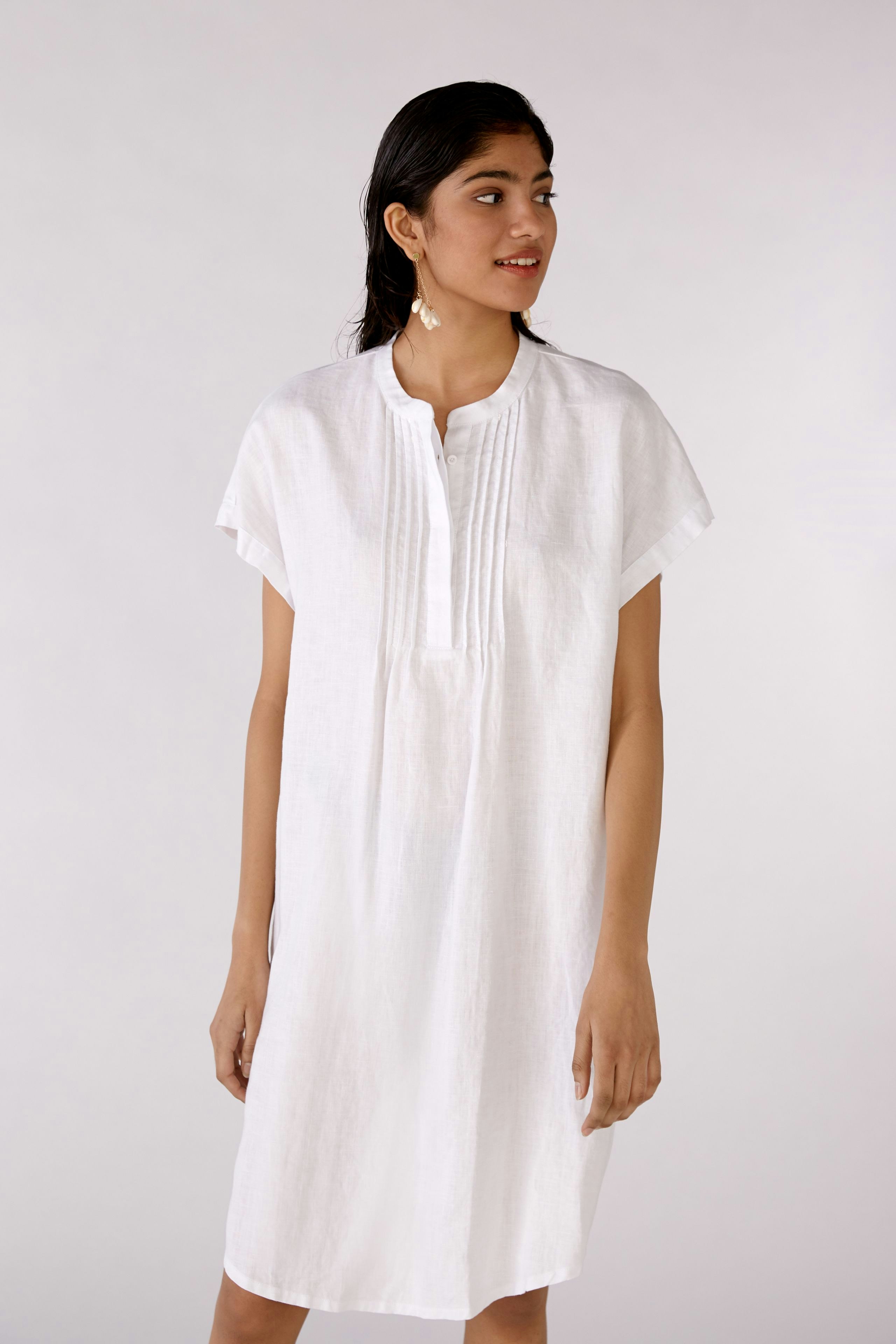 Bild 3 von Leinenkleid - optic white in optic white | Oui