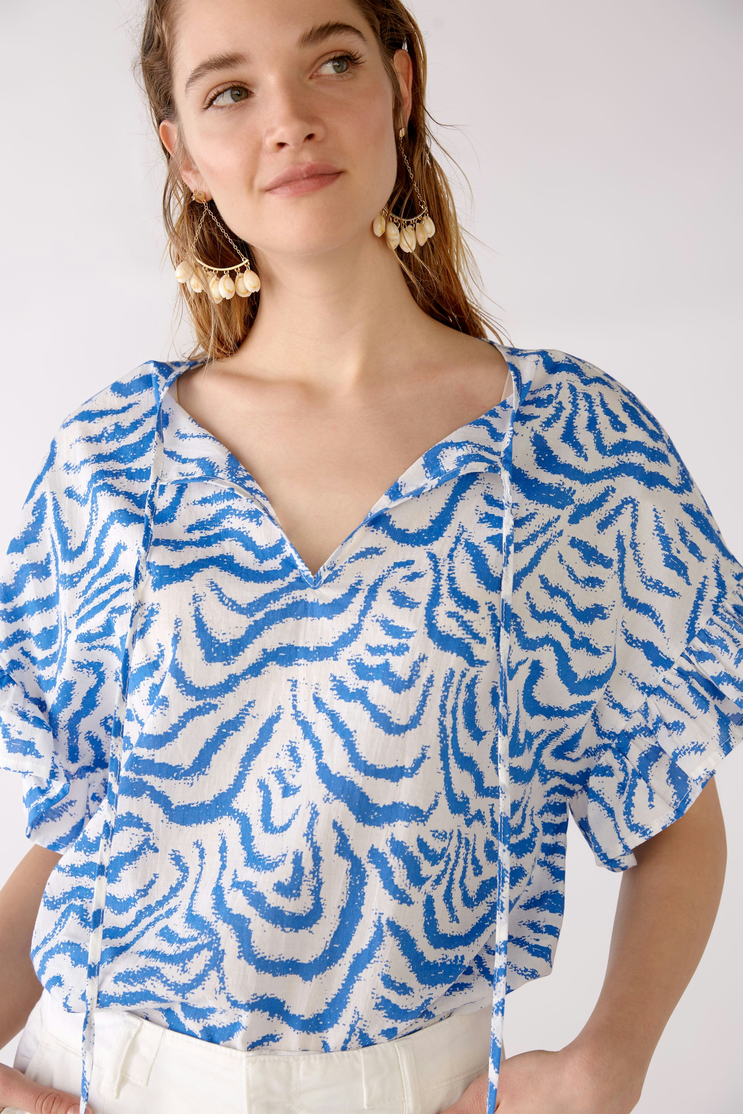 Bild 5 von Bluse - white blue in white blue | Oui