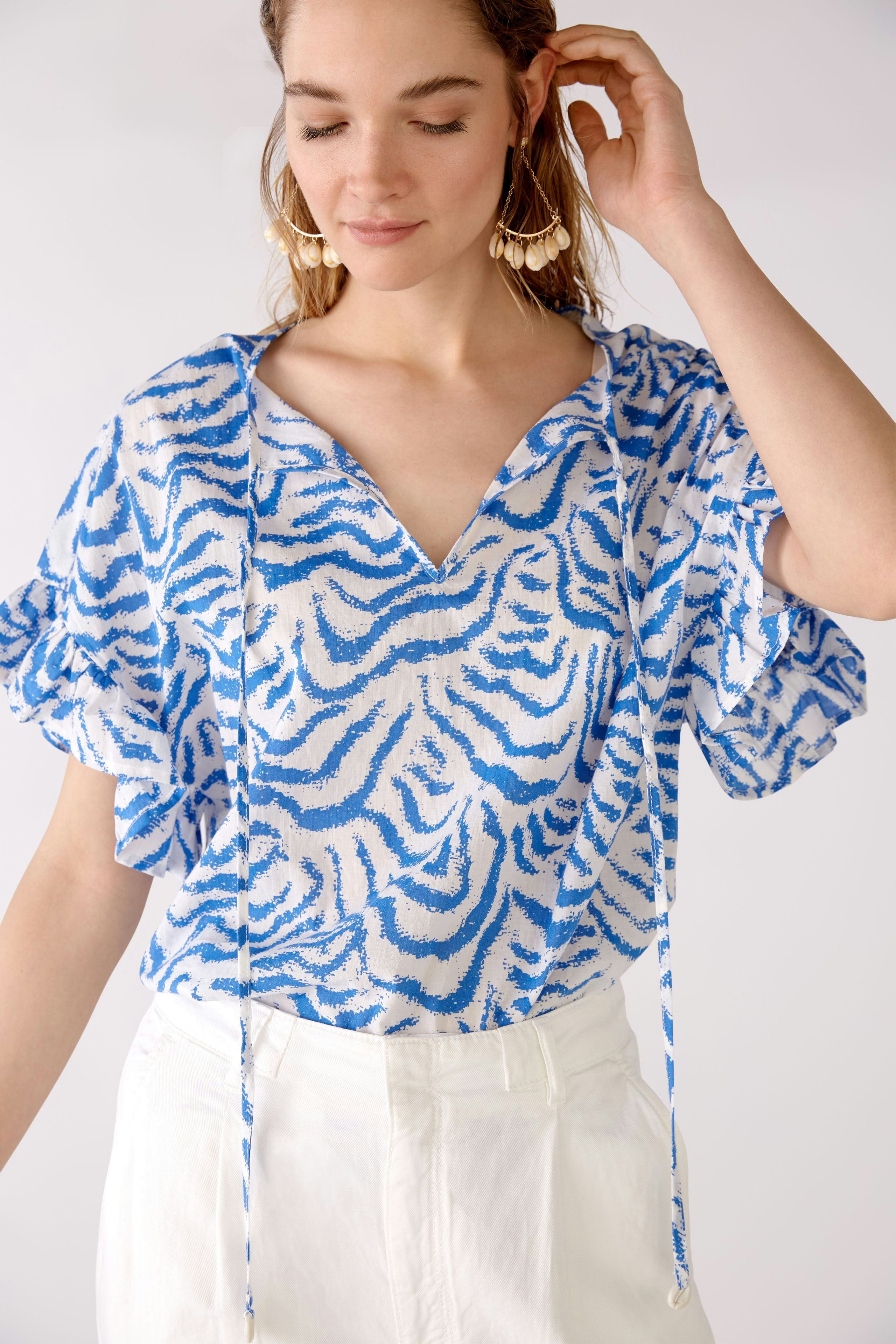 Bild 6 von Bluse - white blue in white blue | Oui
