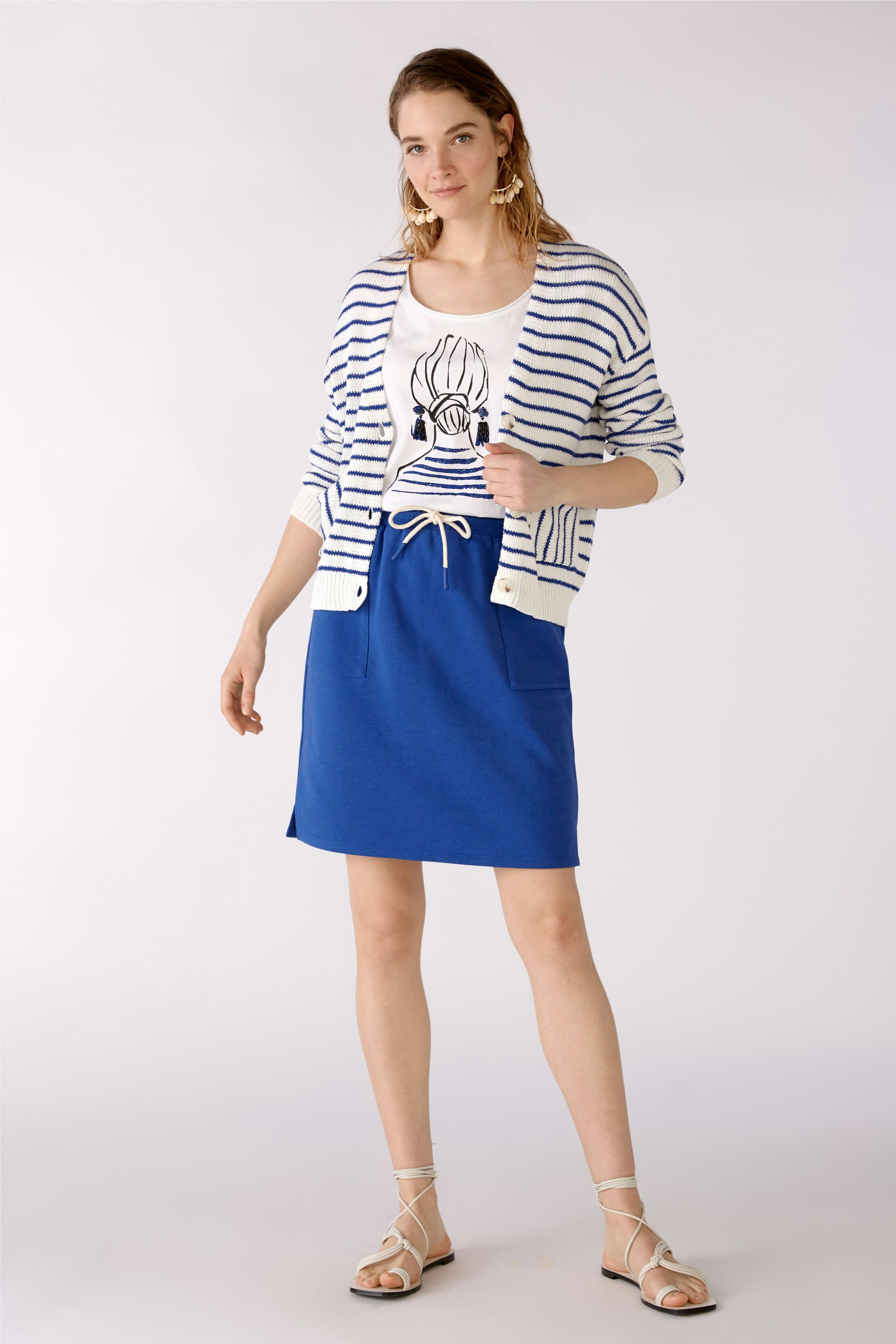 Bild 2 von Strickjacke - white blue in white blue | Oui