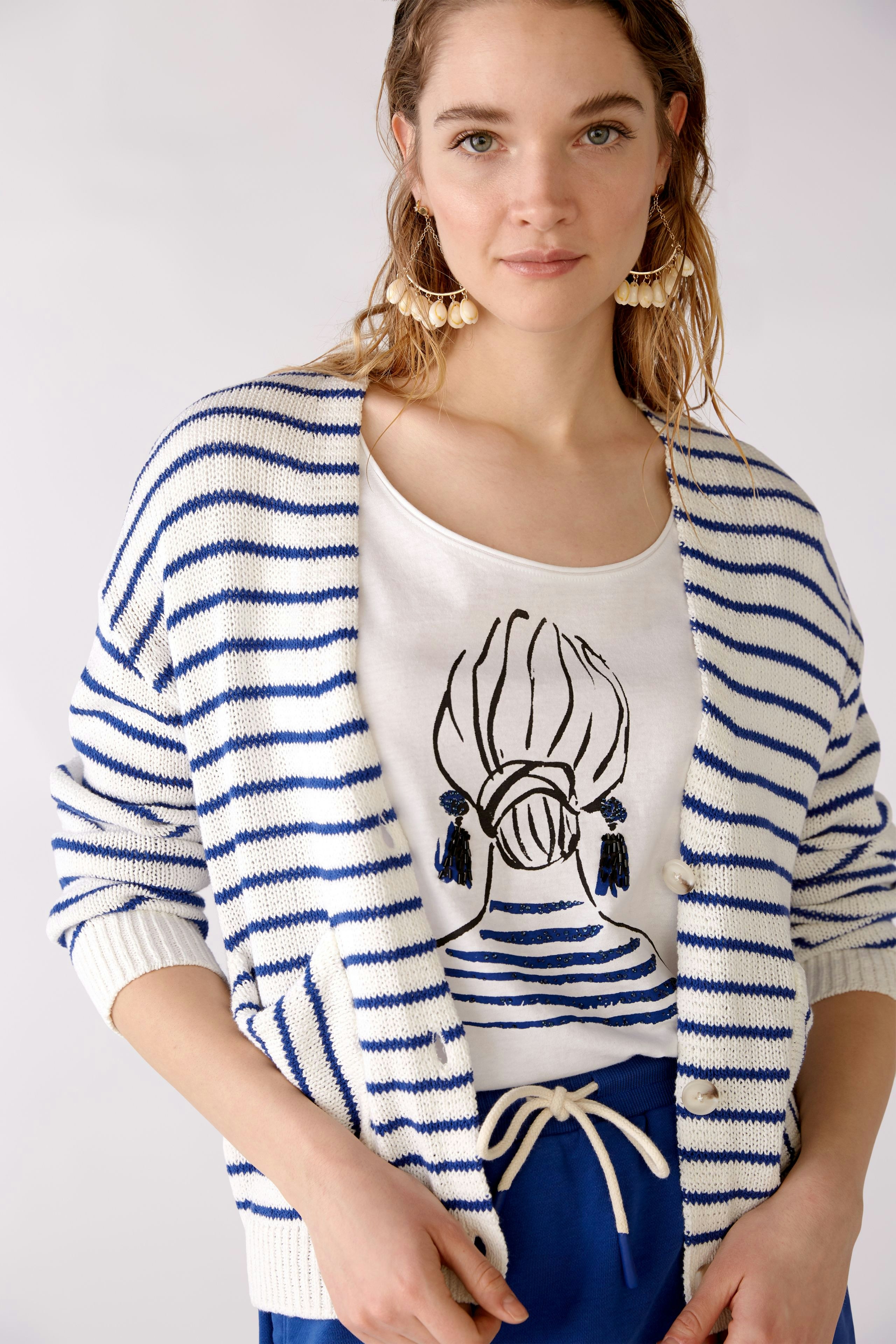 Bild 5 von Strickjacke - white blue in white blue | Oui