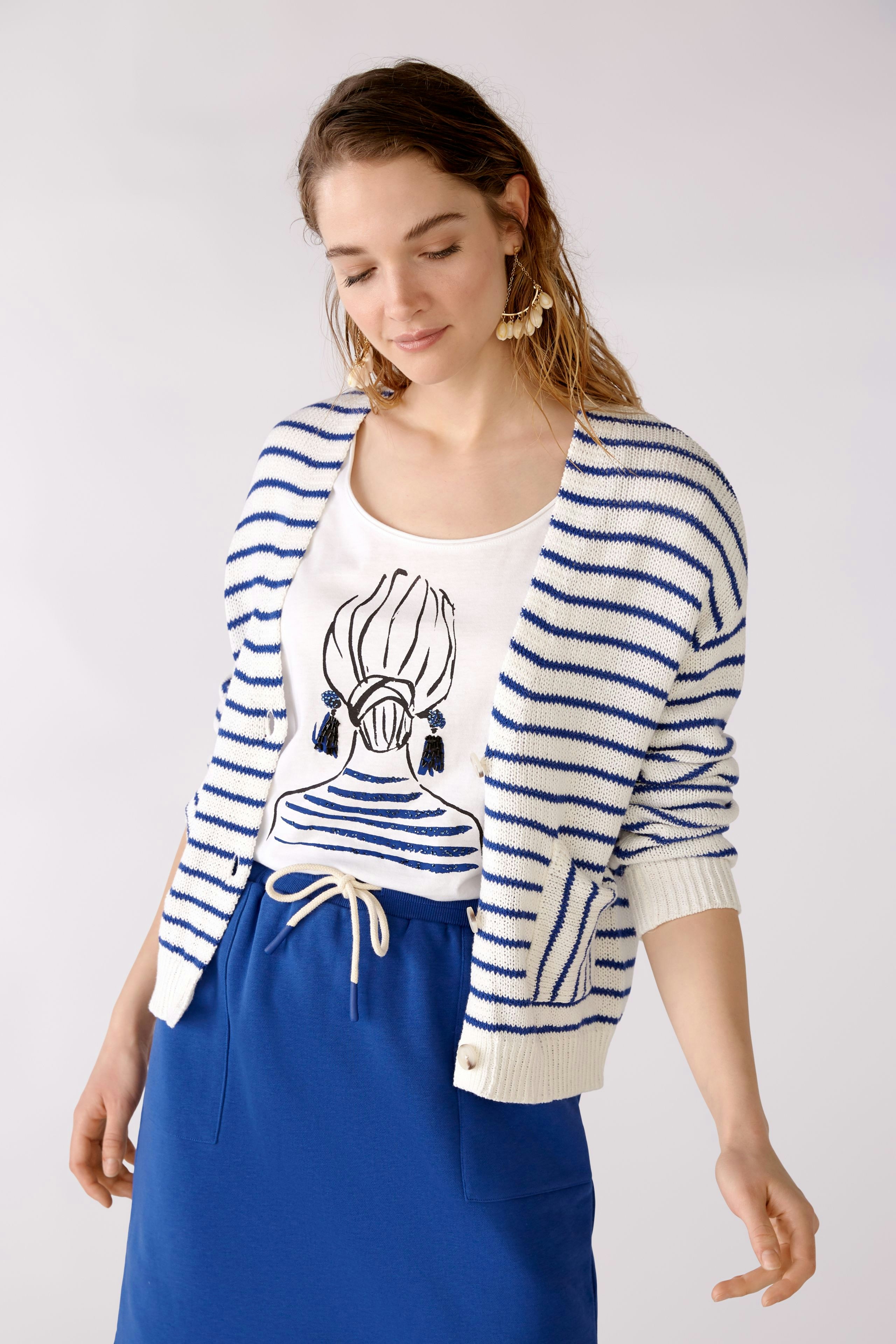Bild 1 von Strickjacke - white blue in white blue | Oui