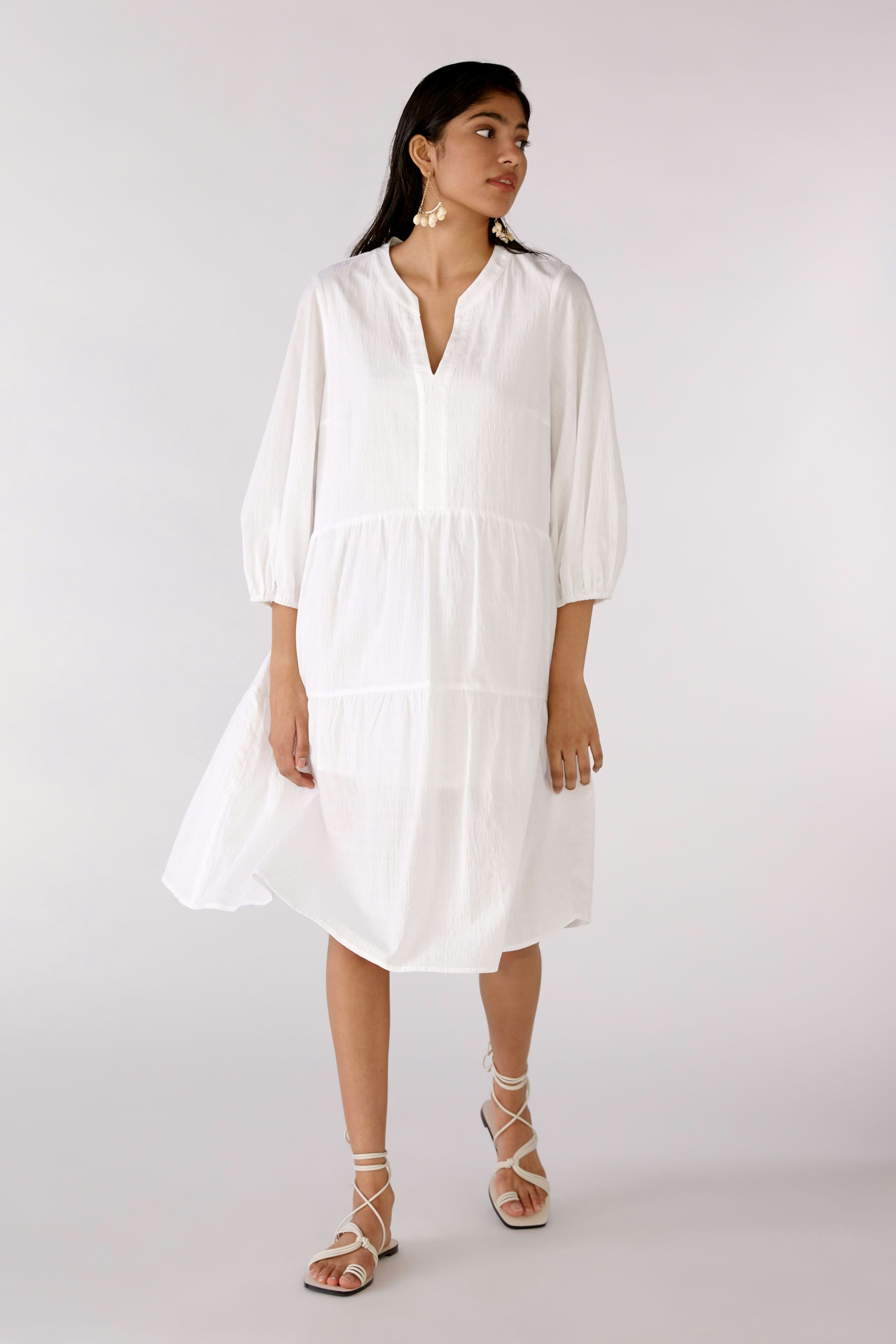 Bild 2 von A-linien kleid - optic white in optic white | Oui