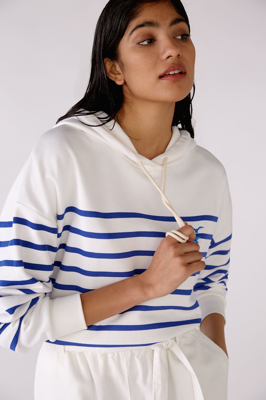 Bild 5 von Sweatshirt - white blue in white blue | Oui