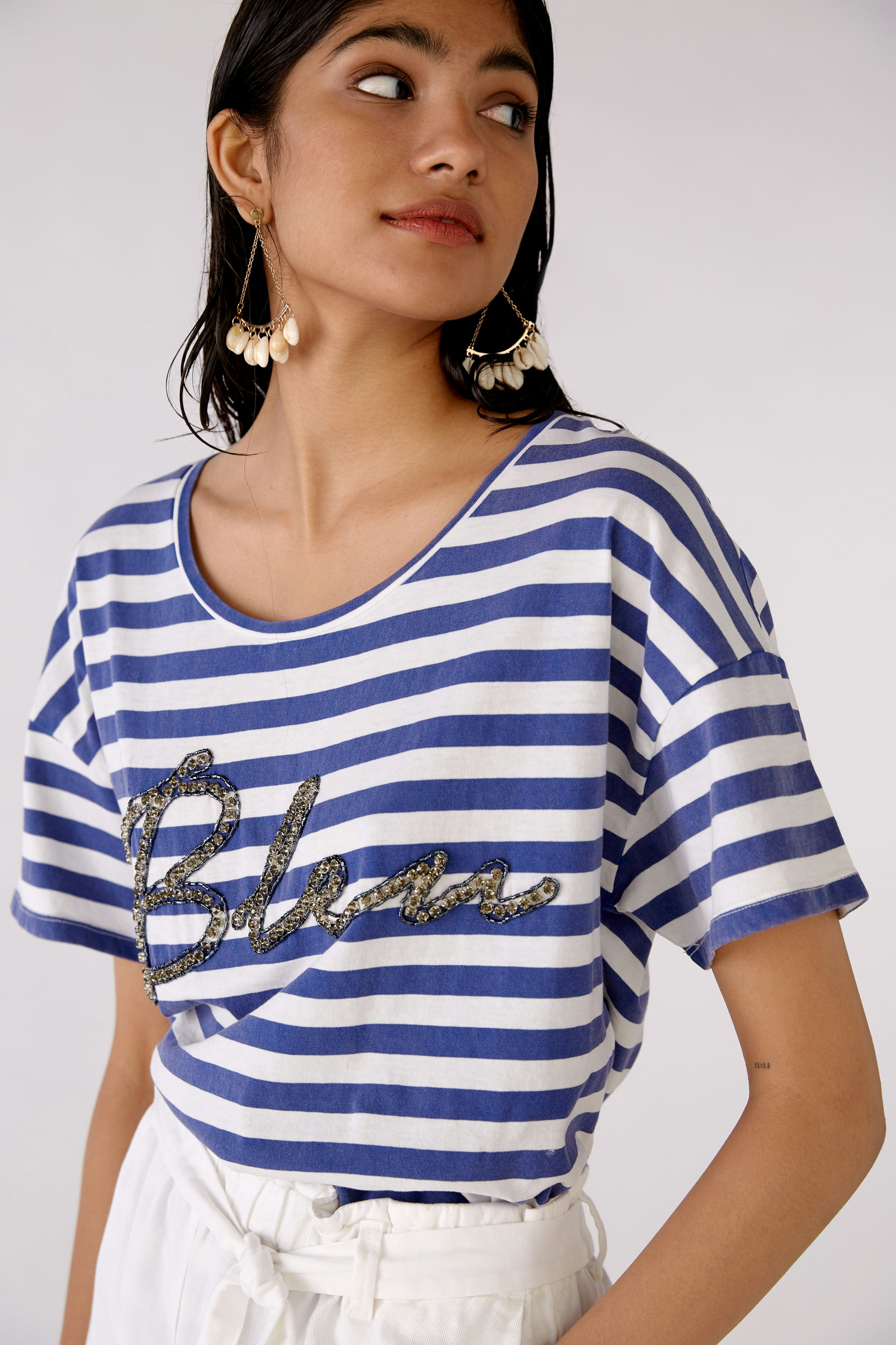 Bild 5 von T-Shirt - white blue in white blue | Oui