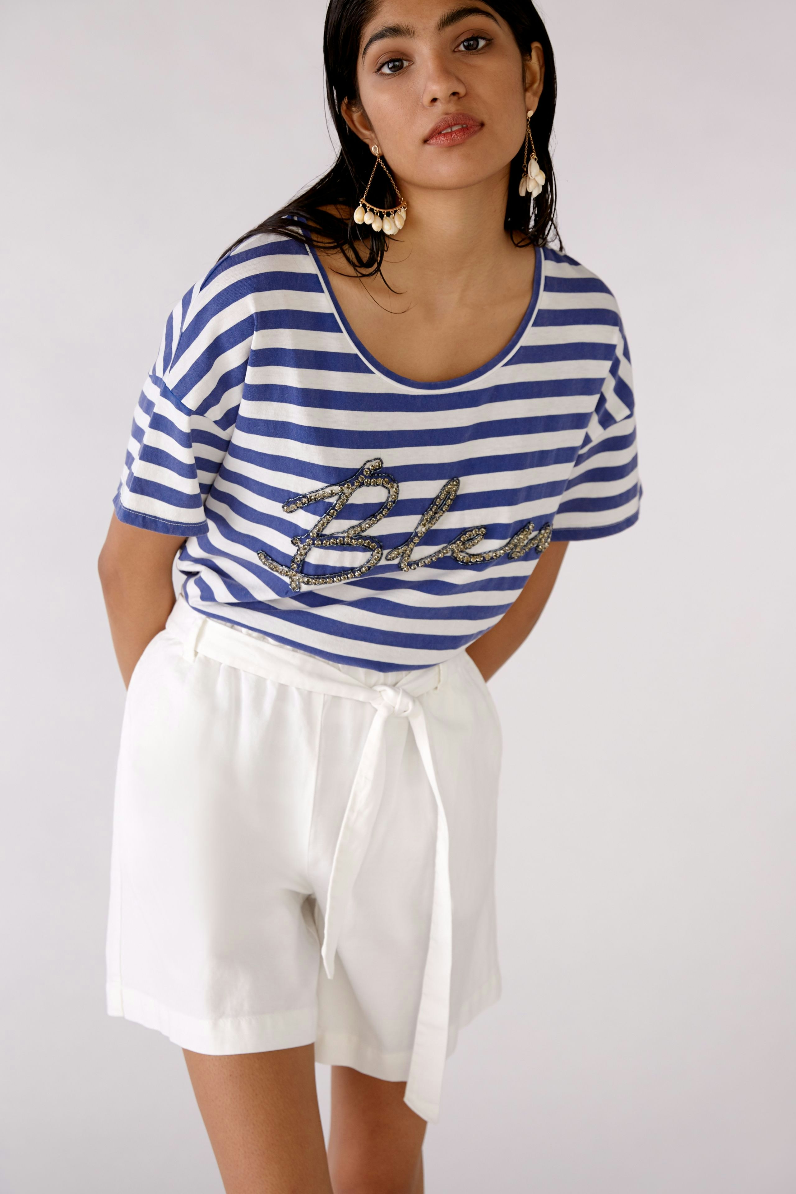 Bild 6 von T-Shirt - white blue in white blue | Oui