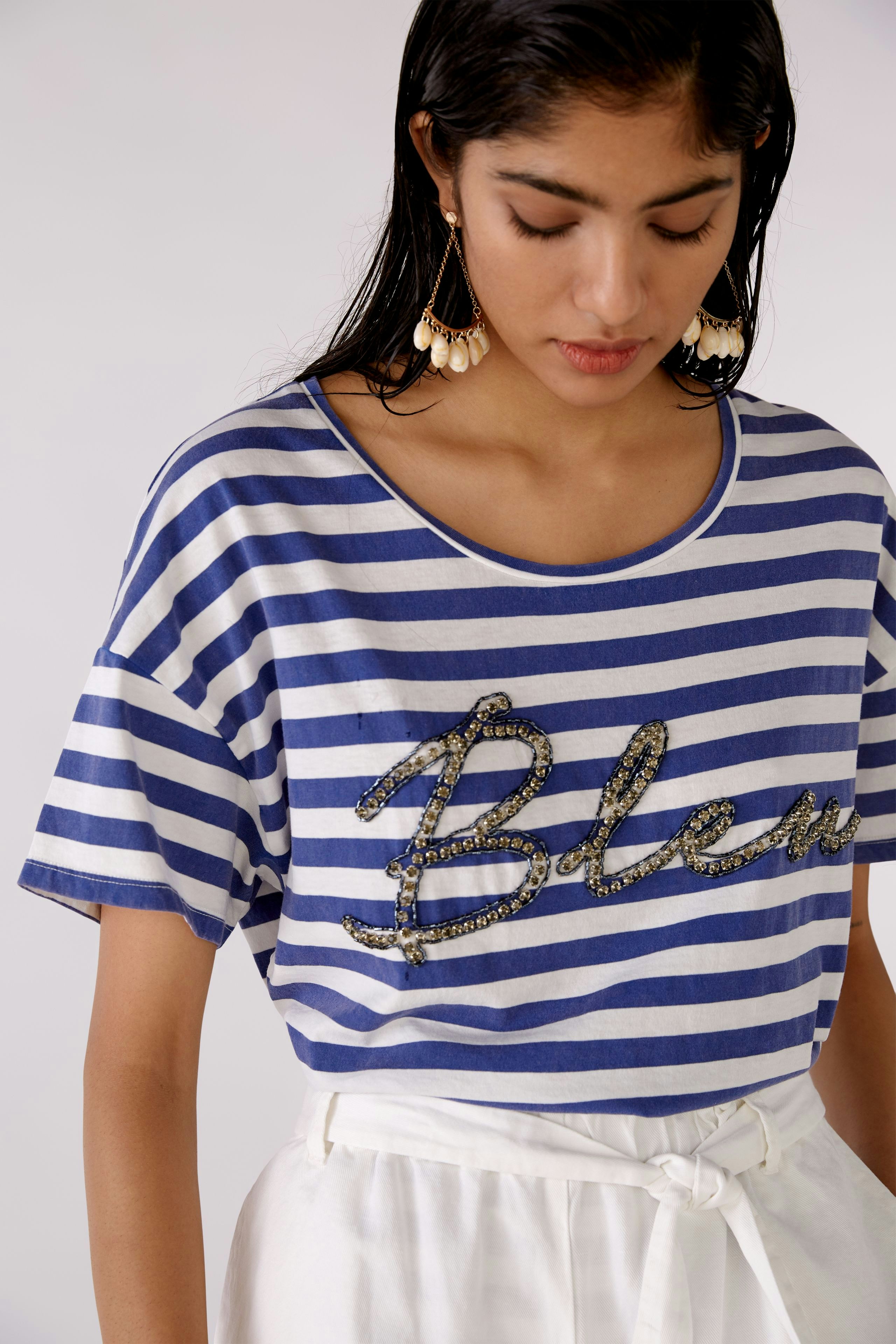 Bild 7 von T-Shirt - white blue in white blue | Oui