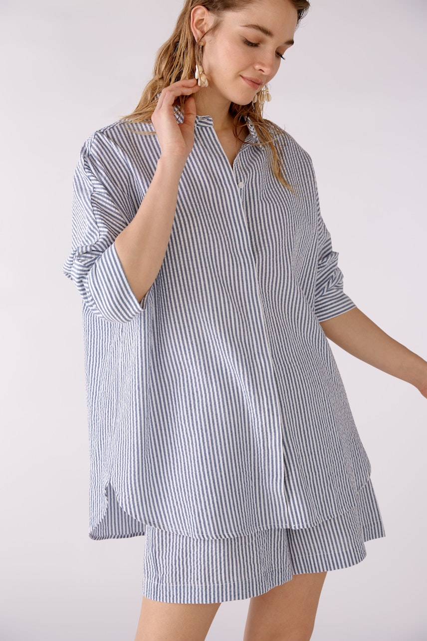 Bild 7 von Blouse - white blue in white blue | Oui