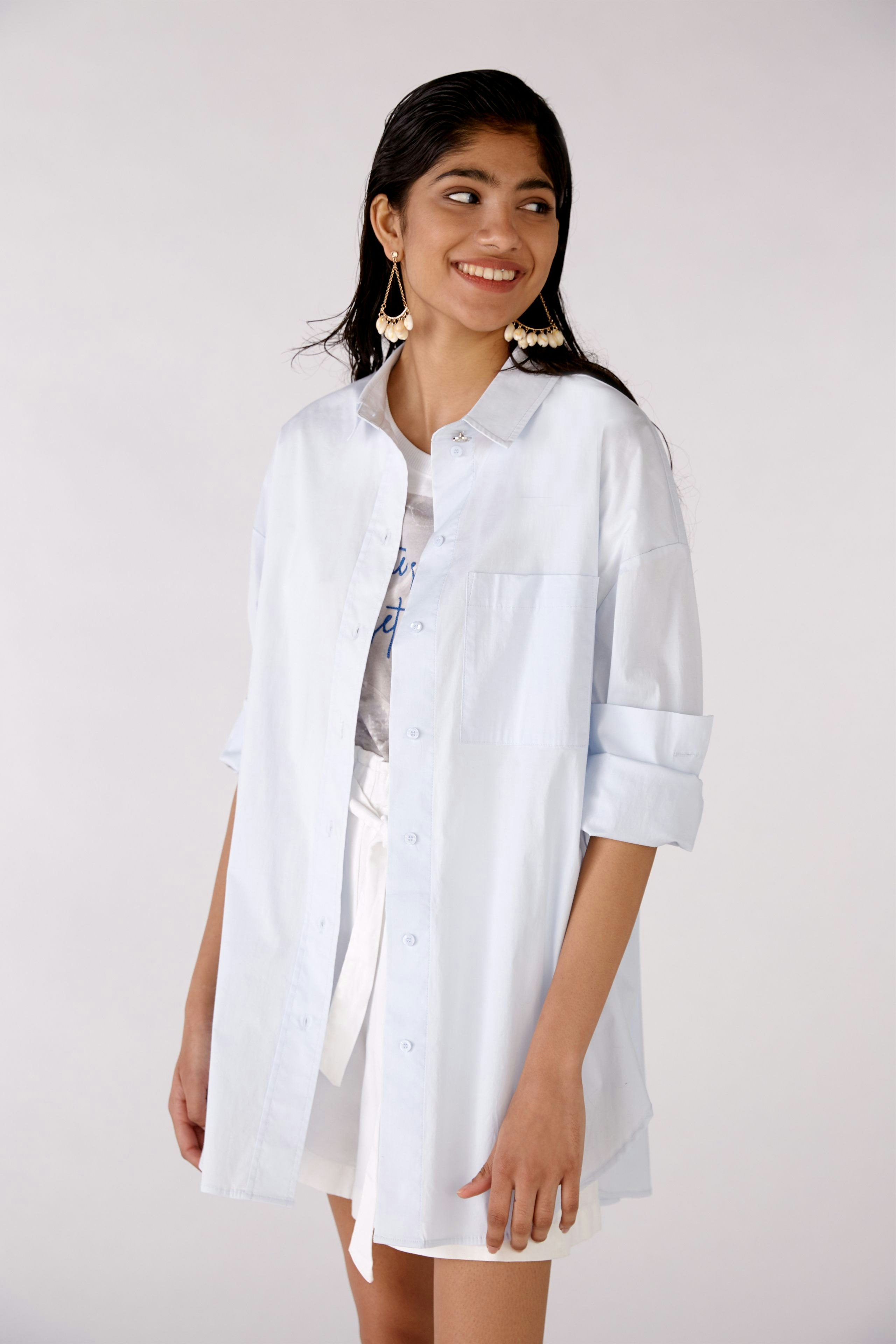 Bild 6 von Hemdbluse - light blue in light blue | Oui