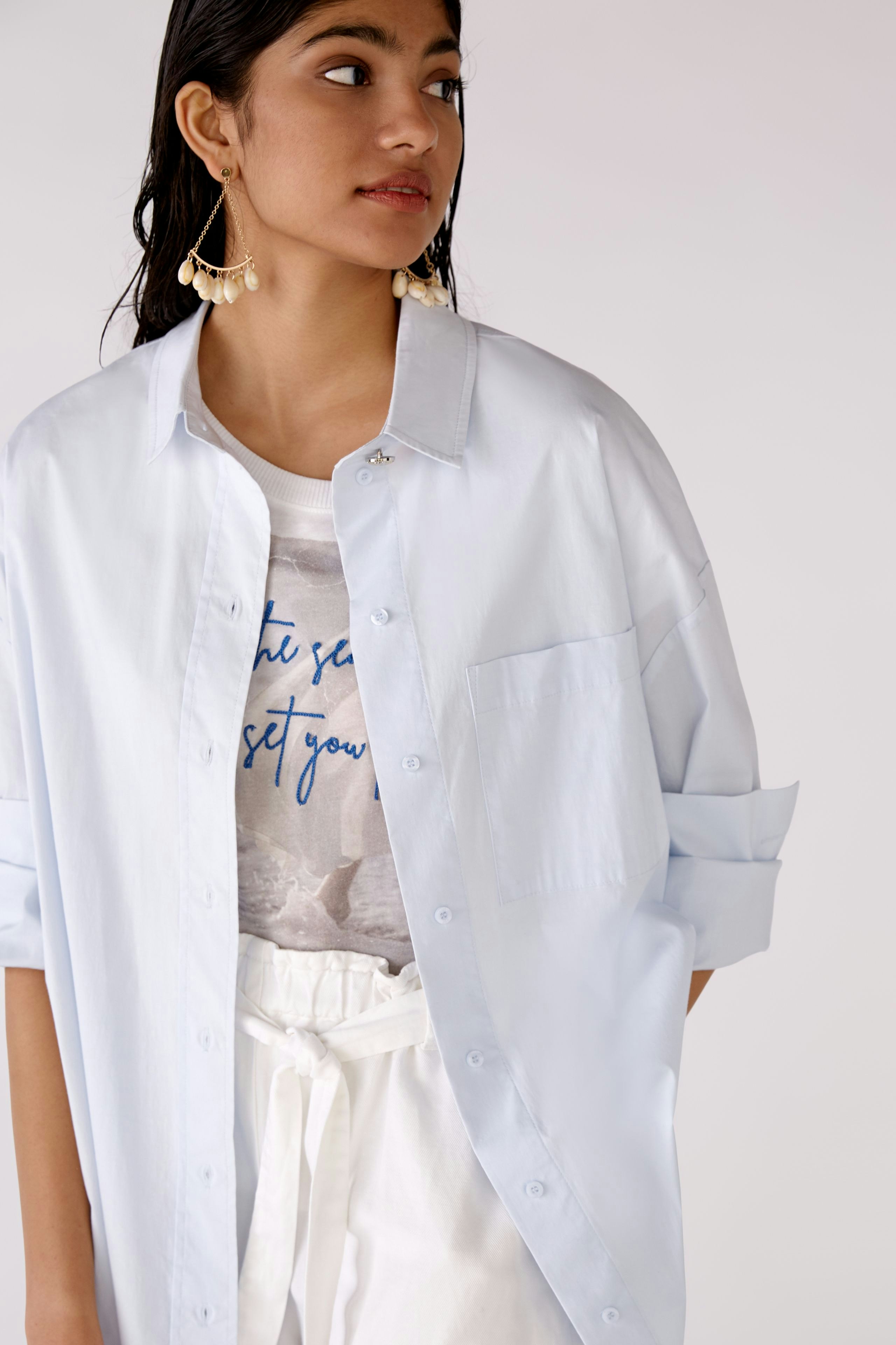 Bild 1 von Hemdbluse - light blue in light blue | Oui