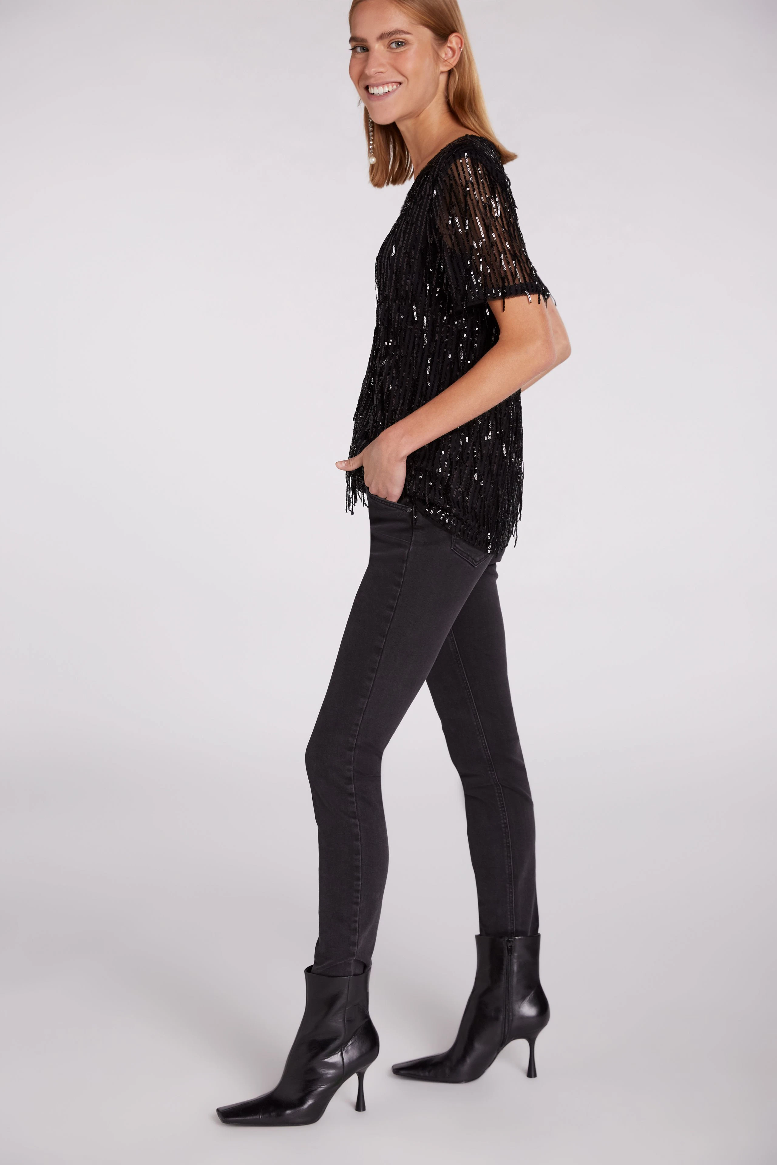 Image 6 of Denim - darkgrey denim in darkgrey denim | Oui