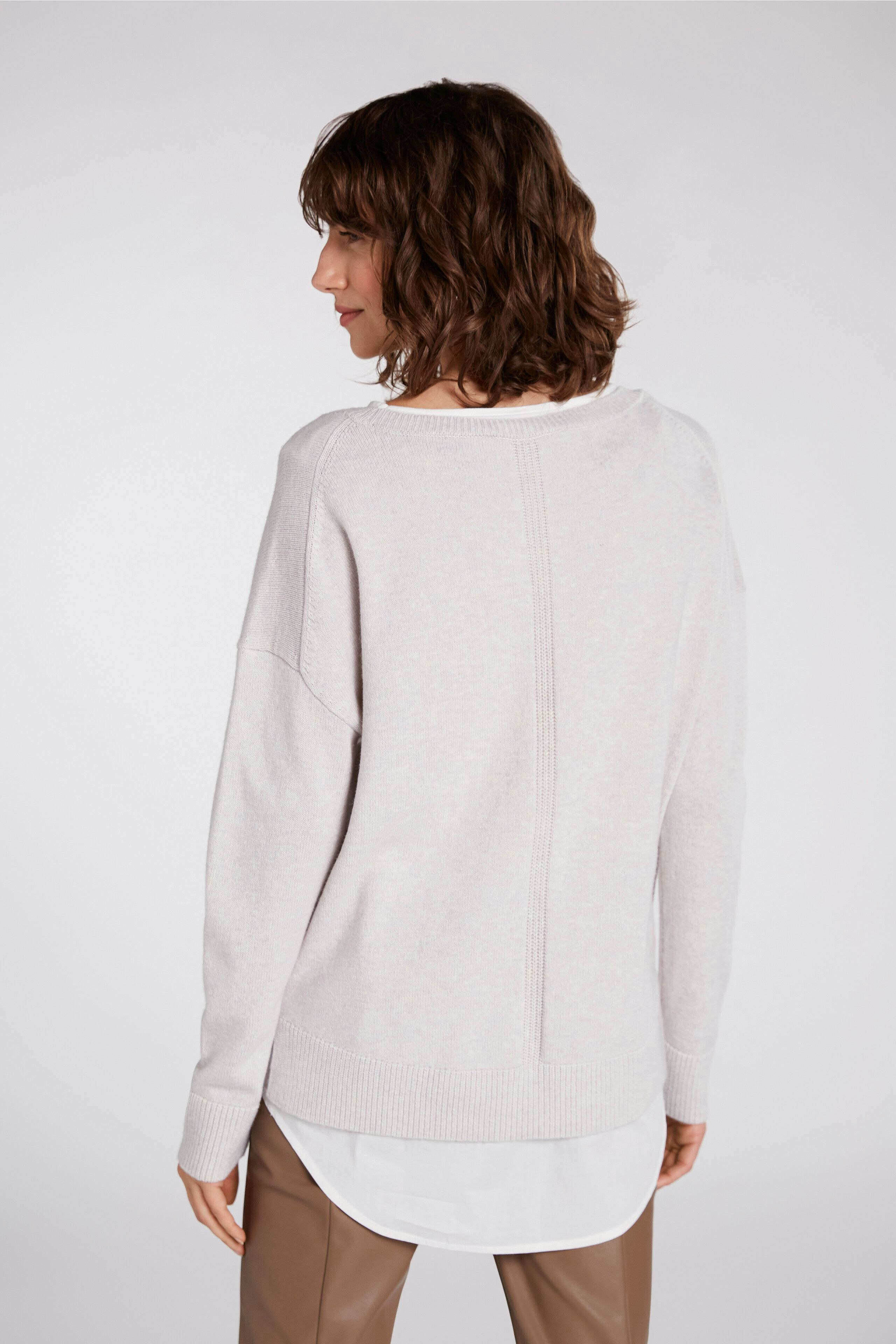 Bild 3 von Pullover - offwhite melang in offwhite melang | Oui