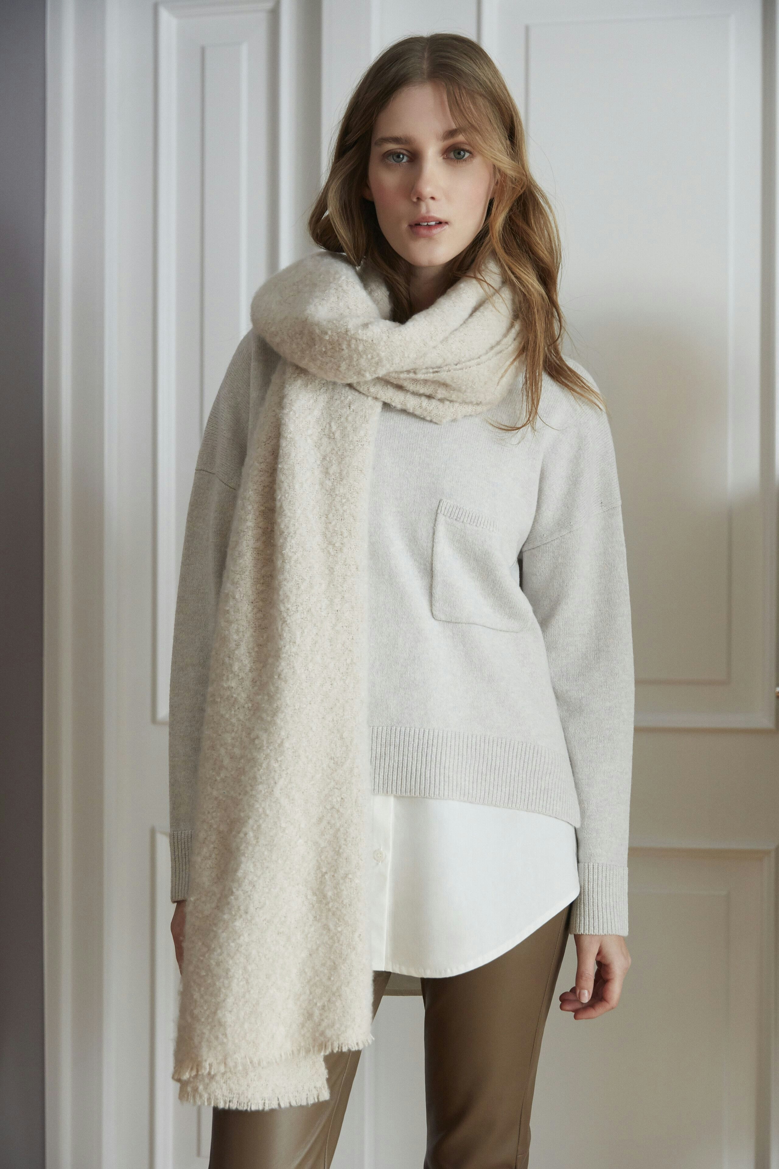 Bild 7 von Pullover - offwhite melang in offwhite melang | Oui