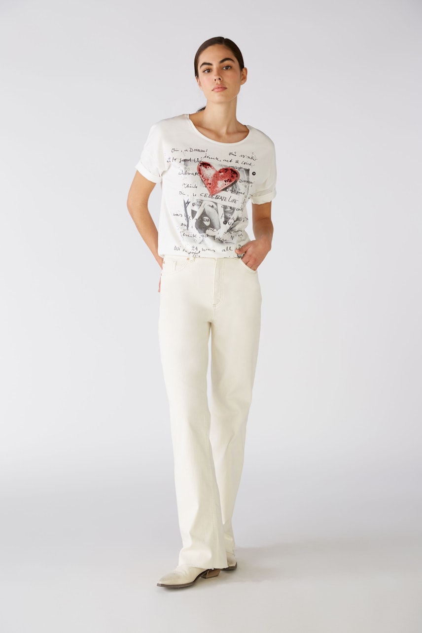 Bild 1 von T-shirt - cloud dancer in cloud dancer | Oui