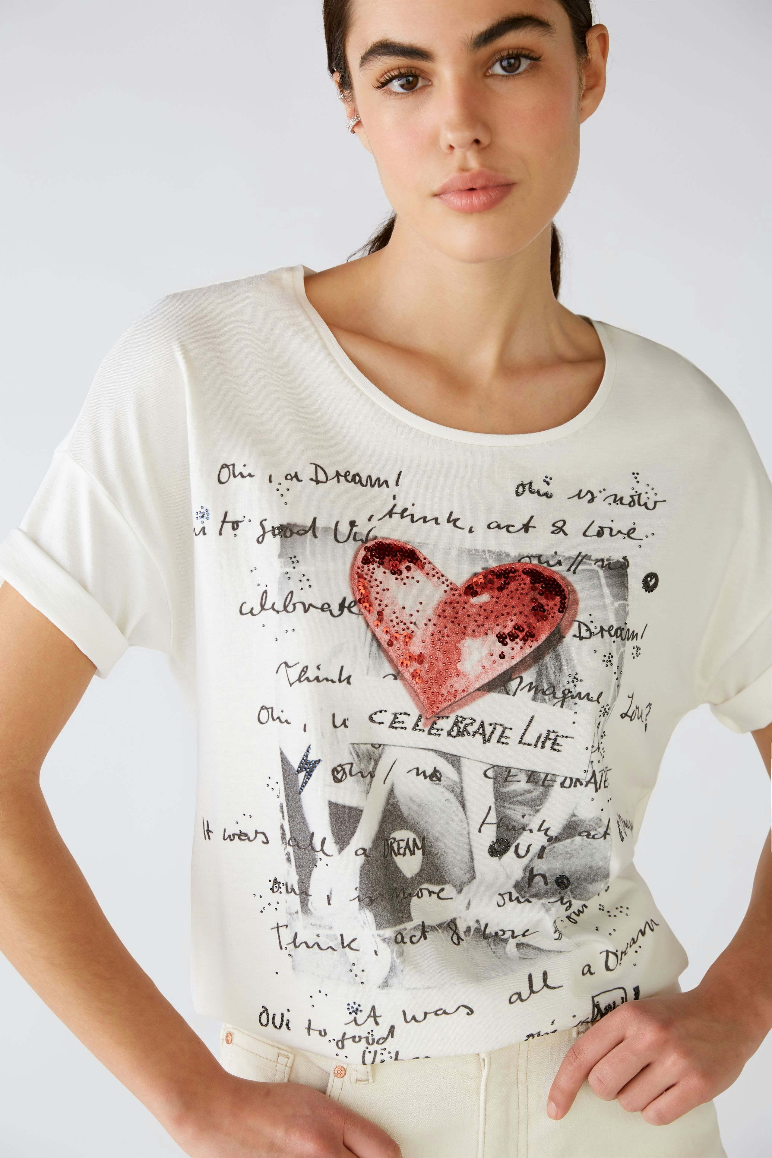 Bild 5 von T-shirt - cloud dancer in cloud dancer | Oui