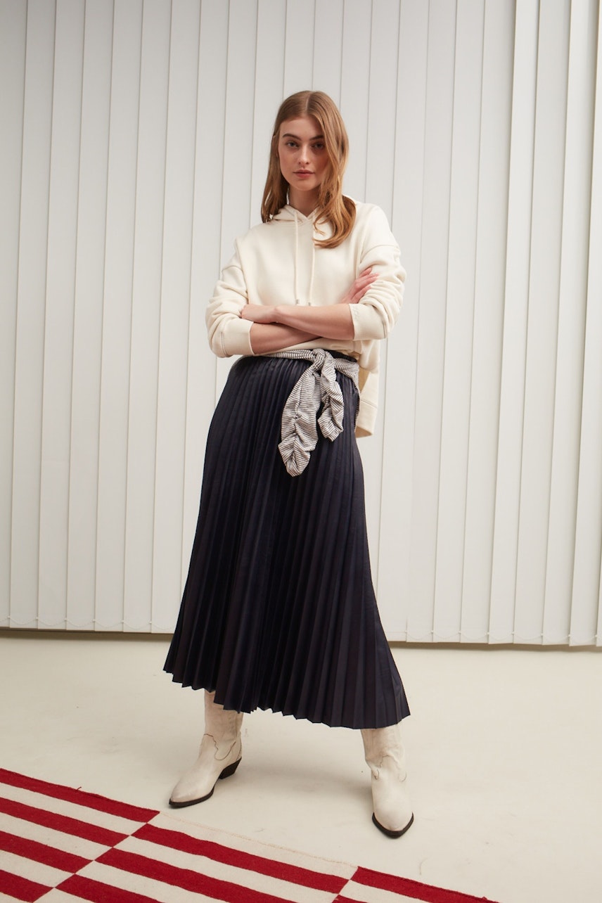 Bild 7 von Long-sleeved shirt - white blue in white blue | Oui