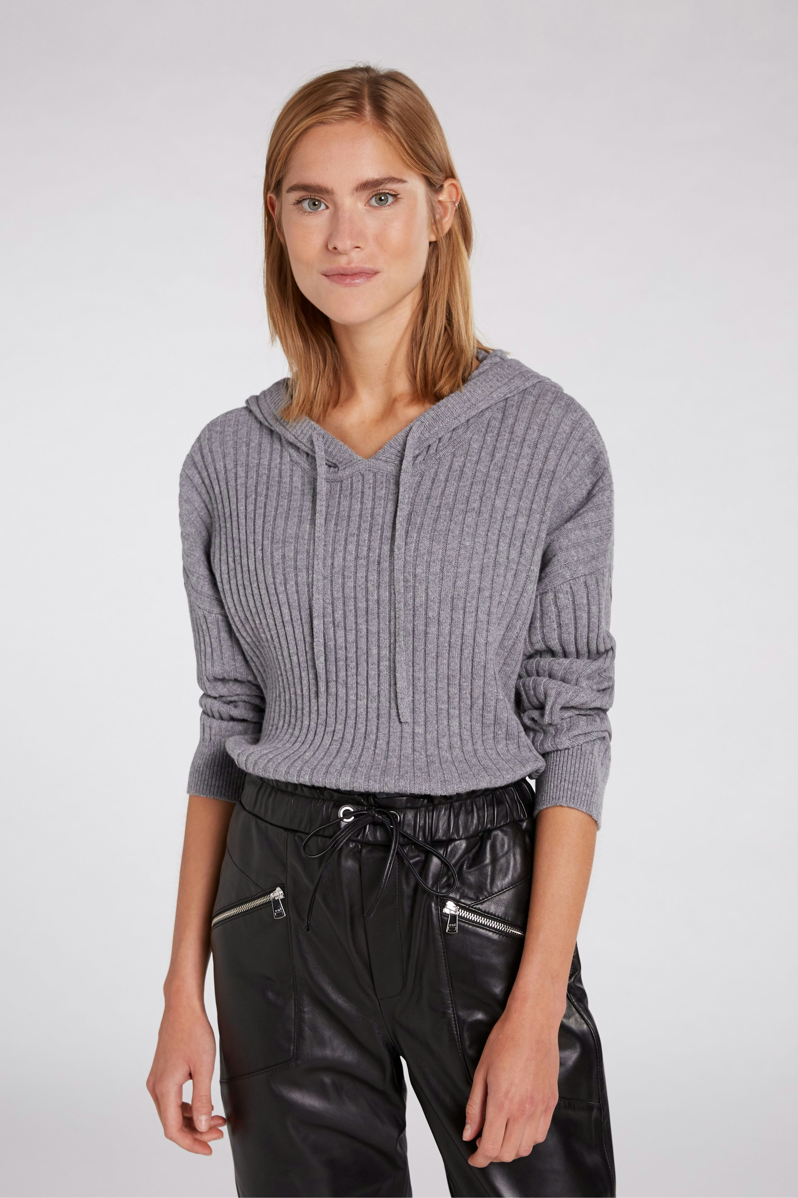 Bild 2 von Pullover - grey melange in grey melange | Oui