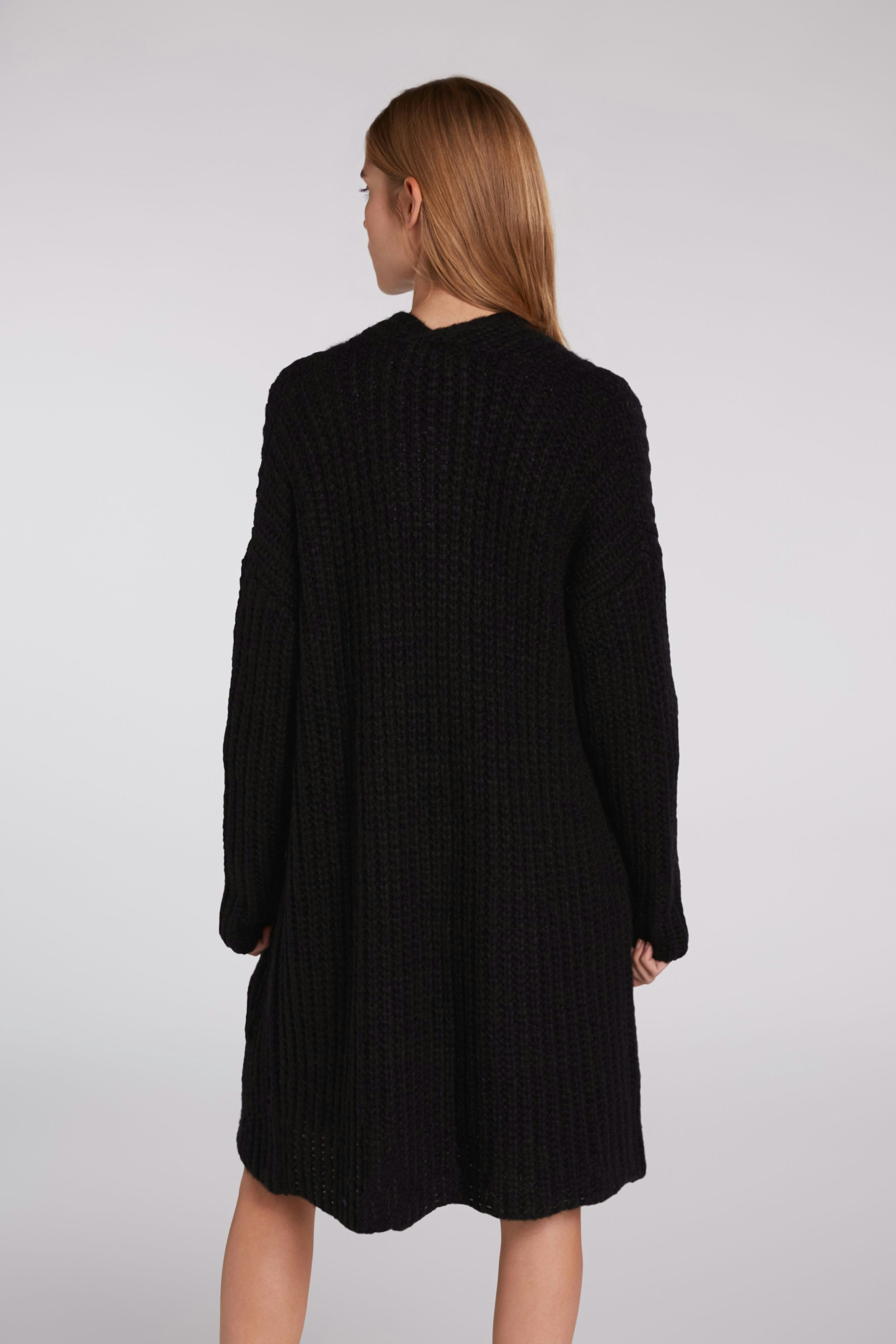 Bild 3 von Knitted coat - black in black | Oui