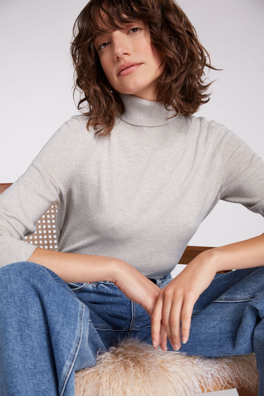 Bild 1 von Pullover - stone melange in stone melange | Oui