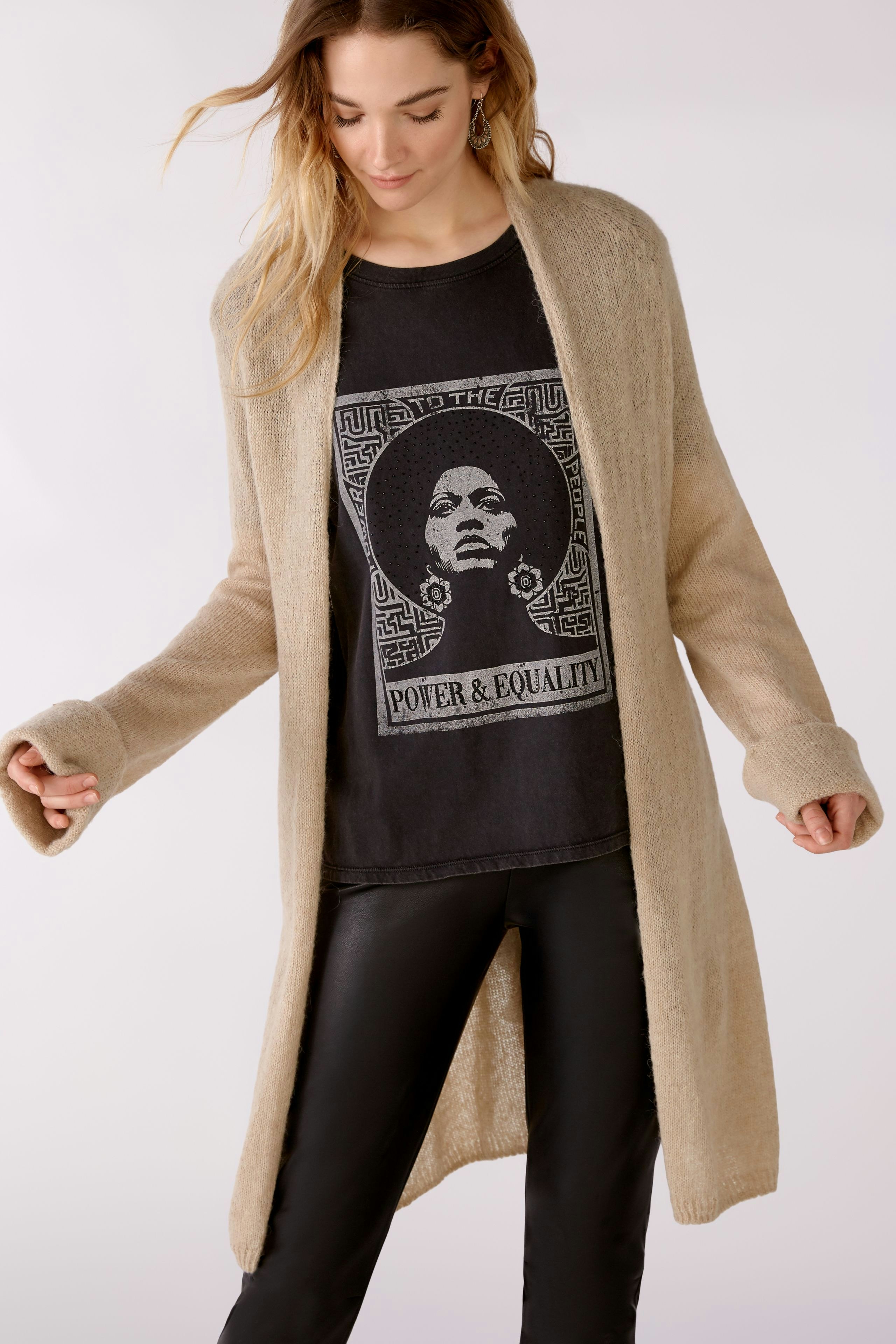 Bild 1 von Strickmantel - stone melange in stone melange | Oui