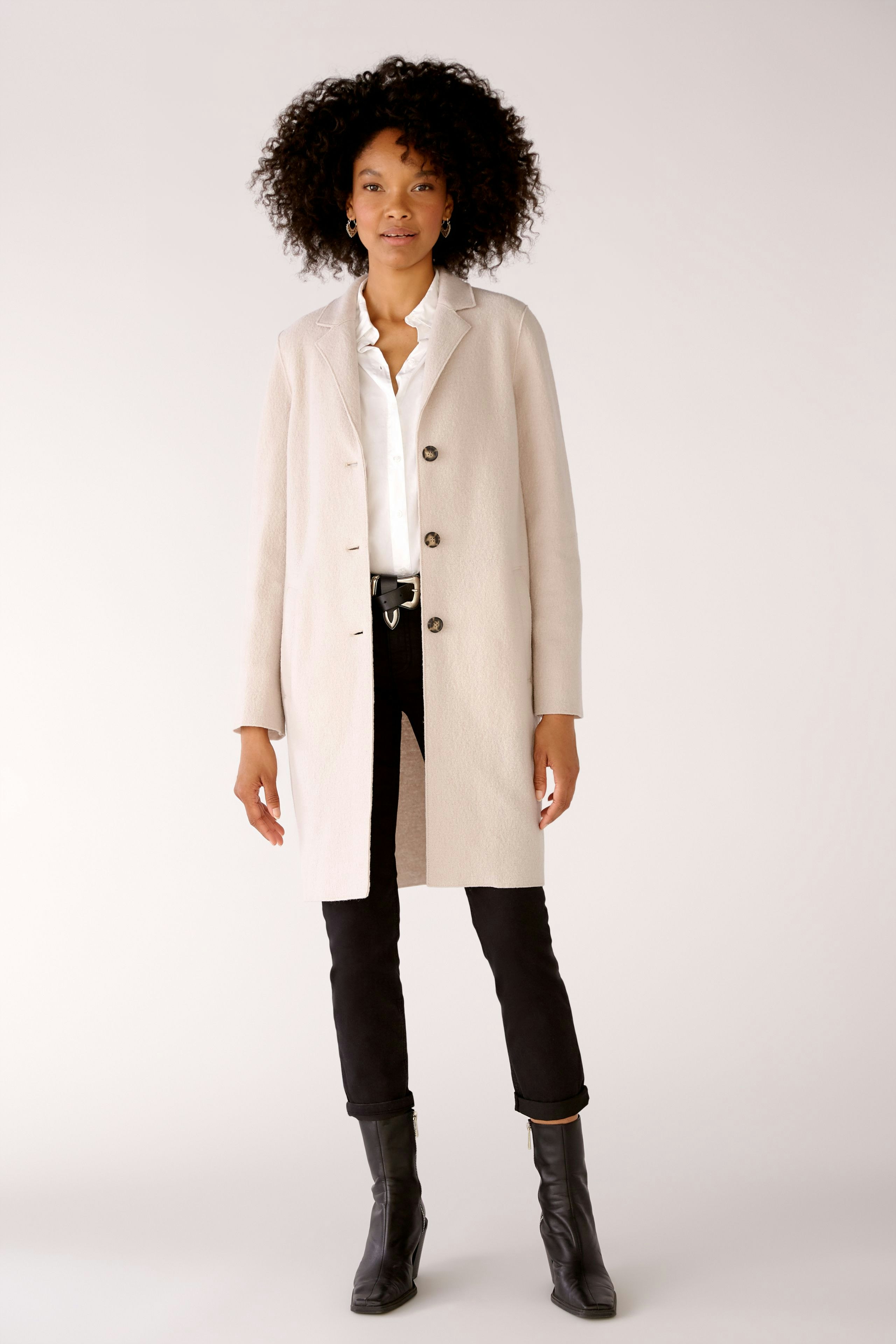 Bild 2 von MAYSON Coat - stone melange in stone melange | Oui