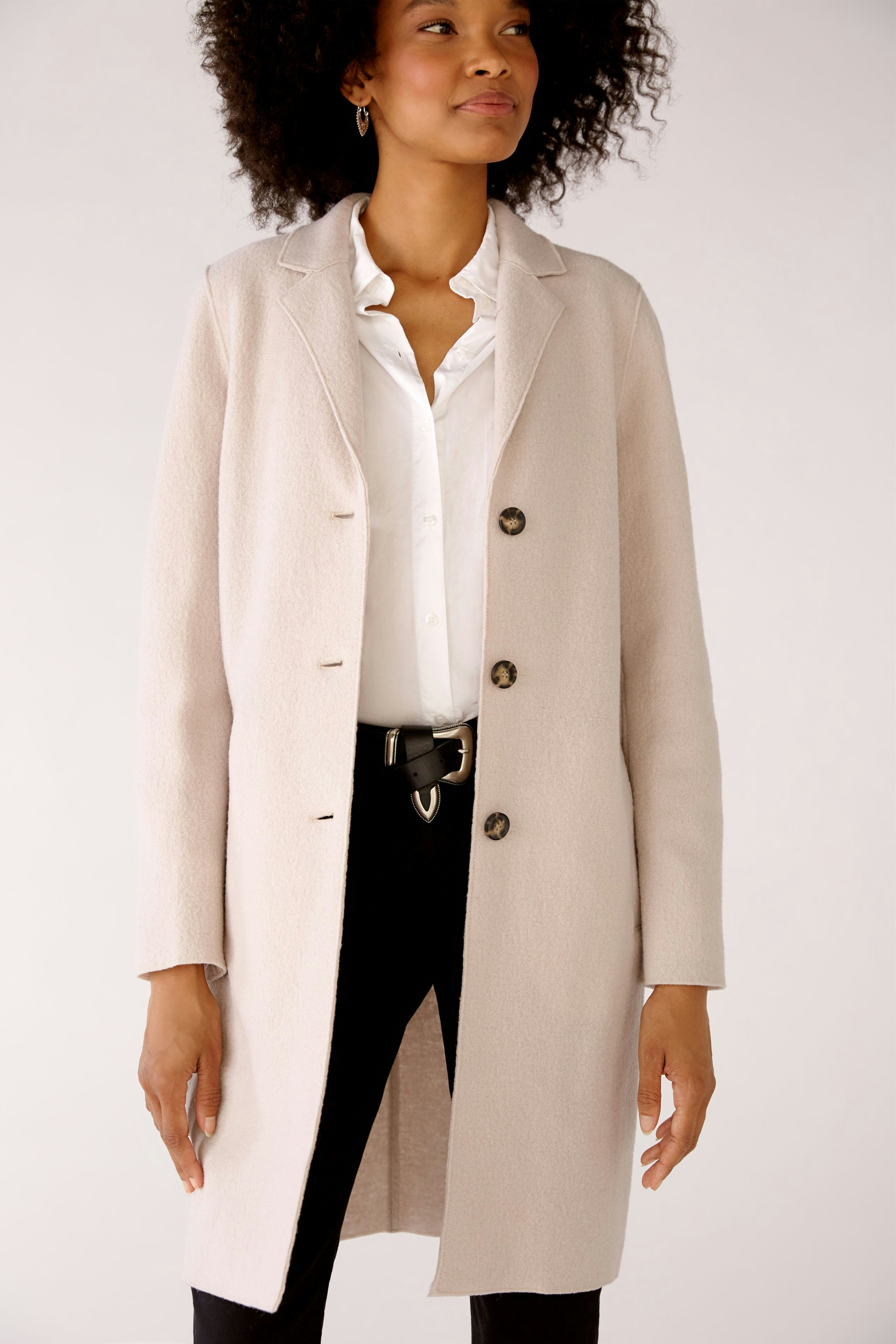 Bild 5 von MAYSON Coat - stone melange in stone melange | Oui