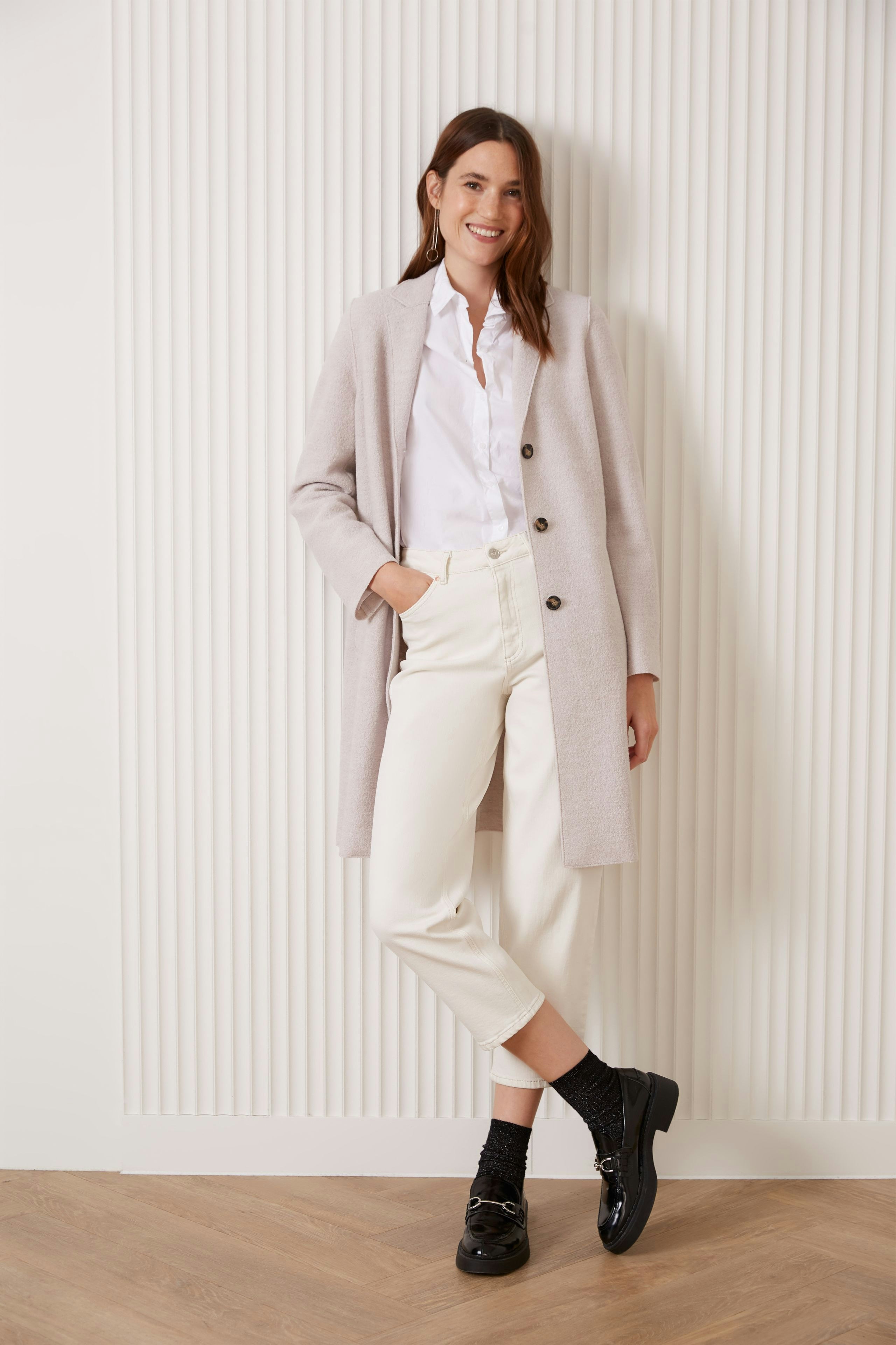 Bild 1 von MAYSON Coat - stone melange in stone melange | Oui