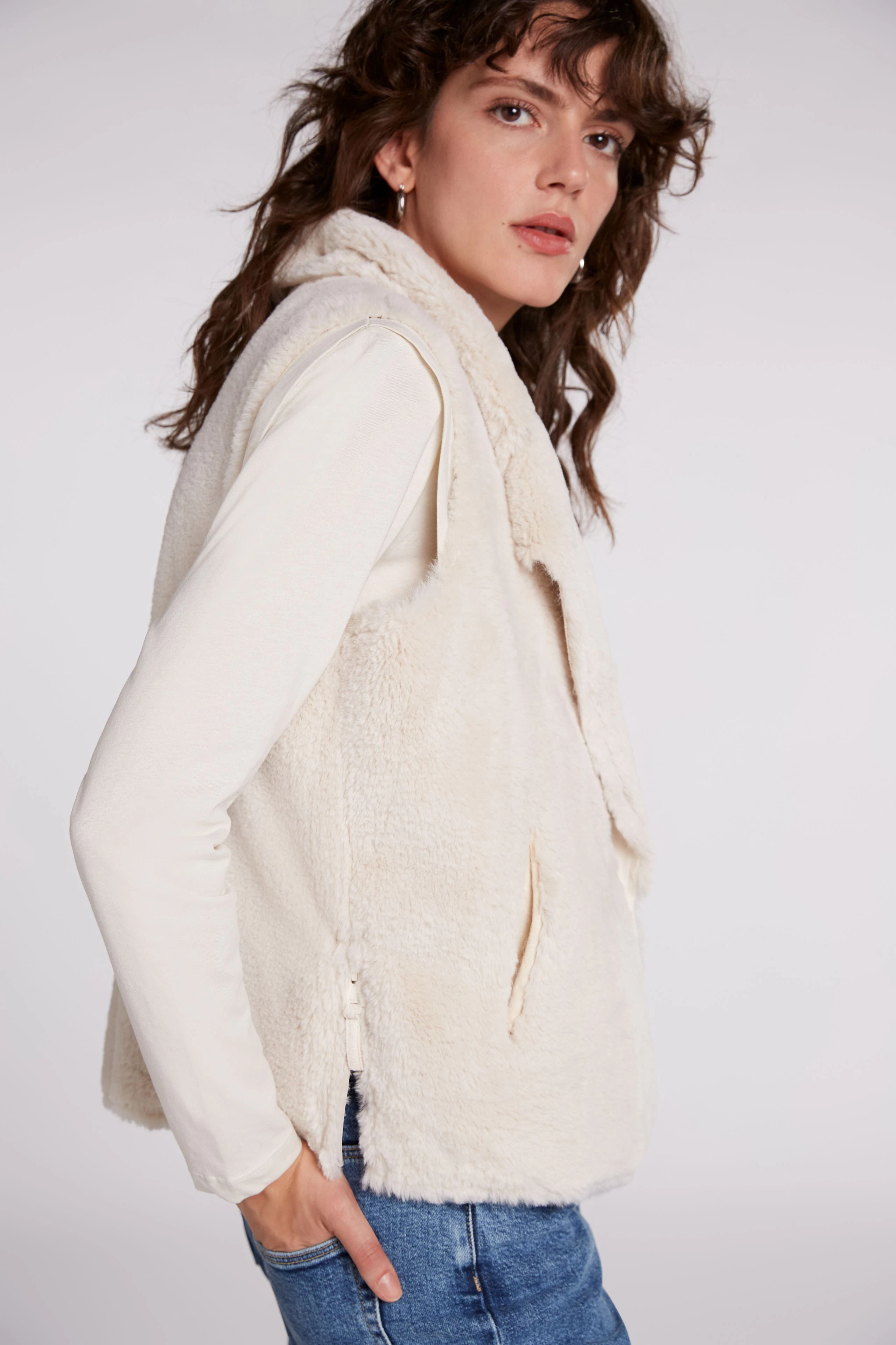Image 5 of Waistcoat - offwhite in offwhite | Oui