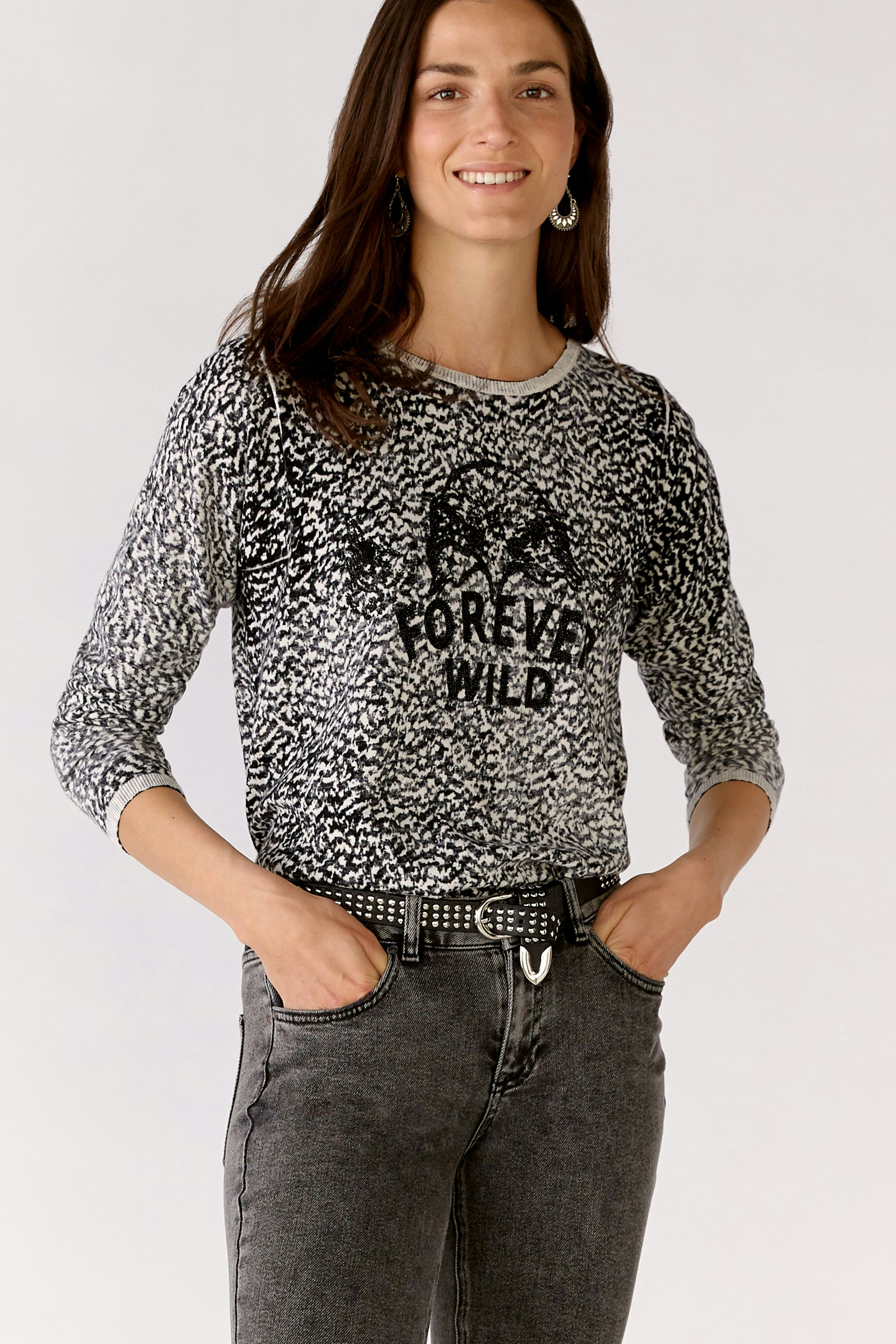 Bild 6 von Pullover - white black in white black | Oui