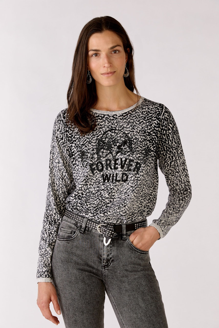 Bild 1 von Pullover - white black in white black | Oui