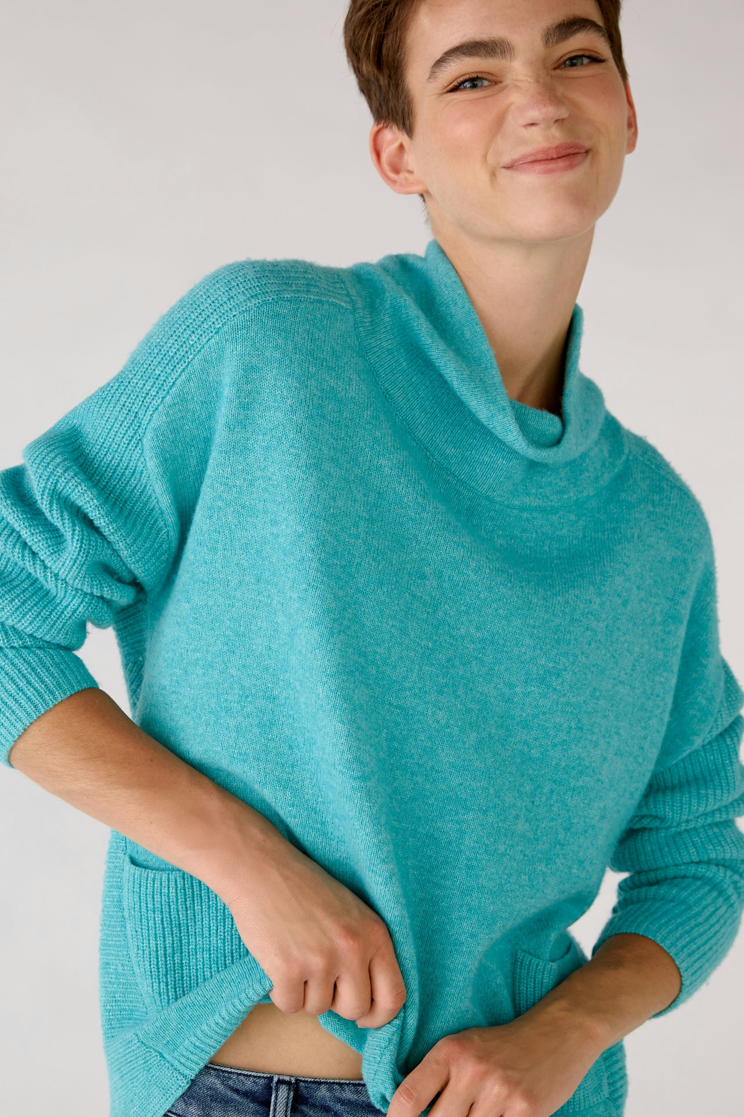 Bild 6 von Pullover - bright turquois in bright turquois | Oui