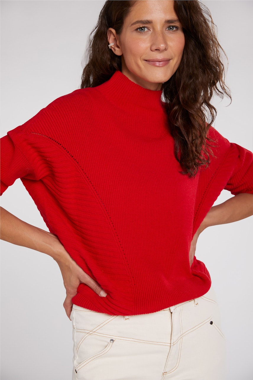 Bild 5 von Strickpullover - barbados cherry in barbados cherry | Oui