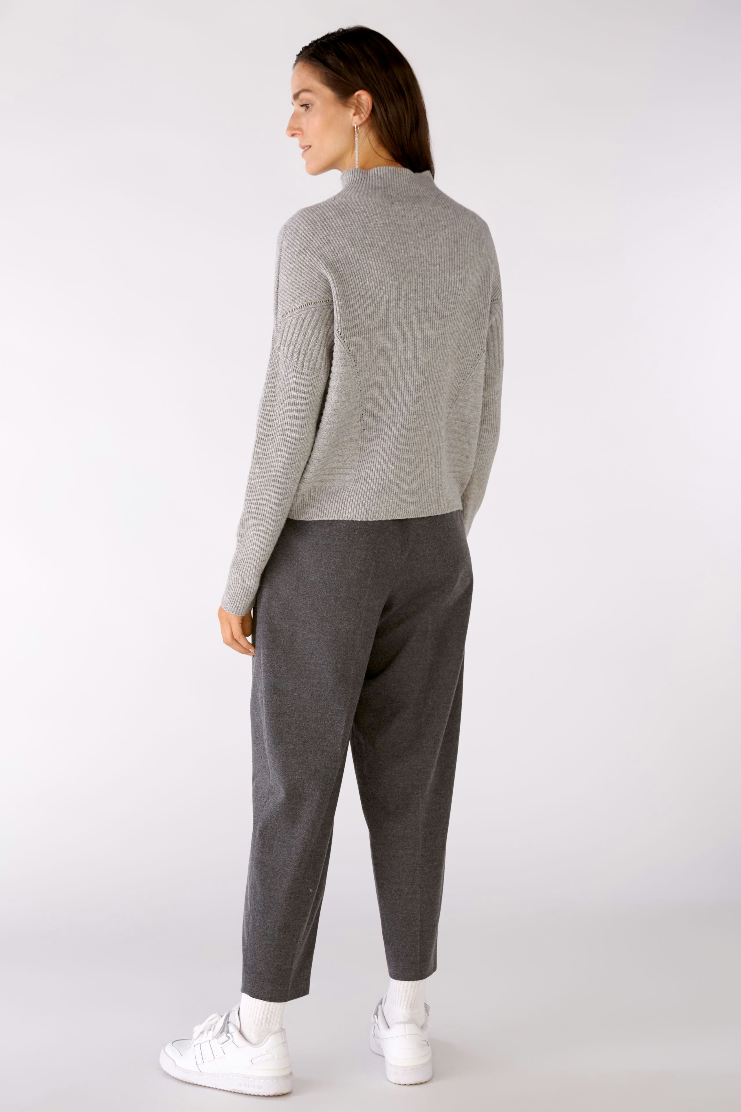 Bild 4 von Knitted pullover - light grey in light grey | Oui