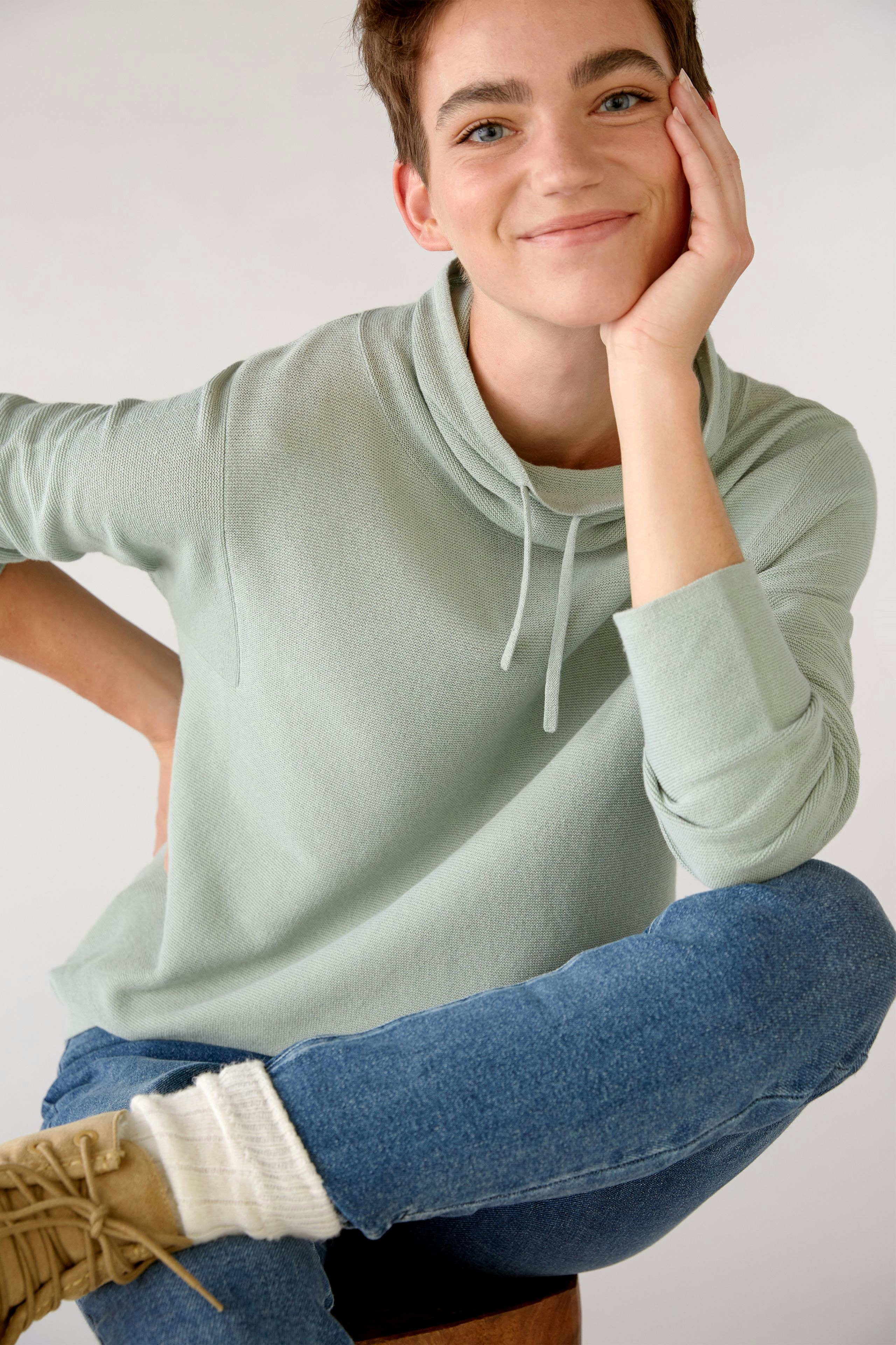 Bild 6 von KEIKO Pullover - jadeite in jadeite | Oui