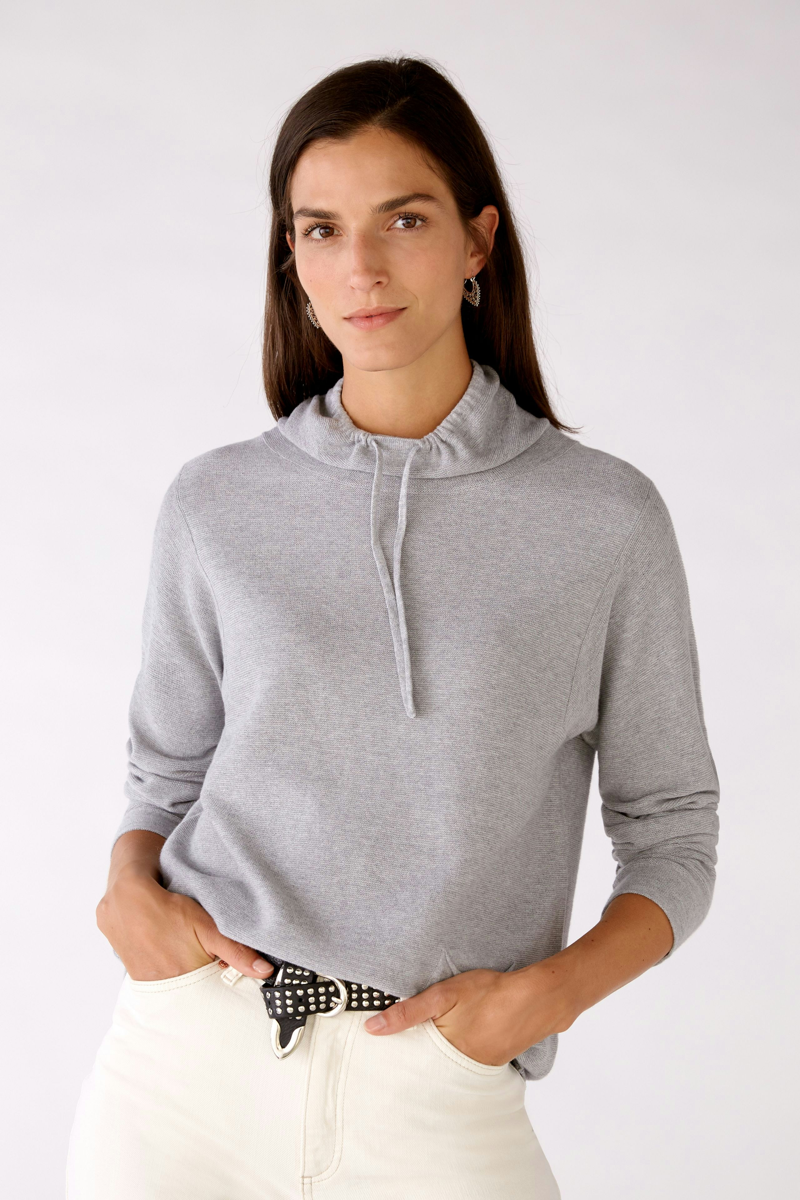 Bild 3 von KEIKO Pullover - light grey in light grey | Oui