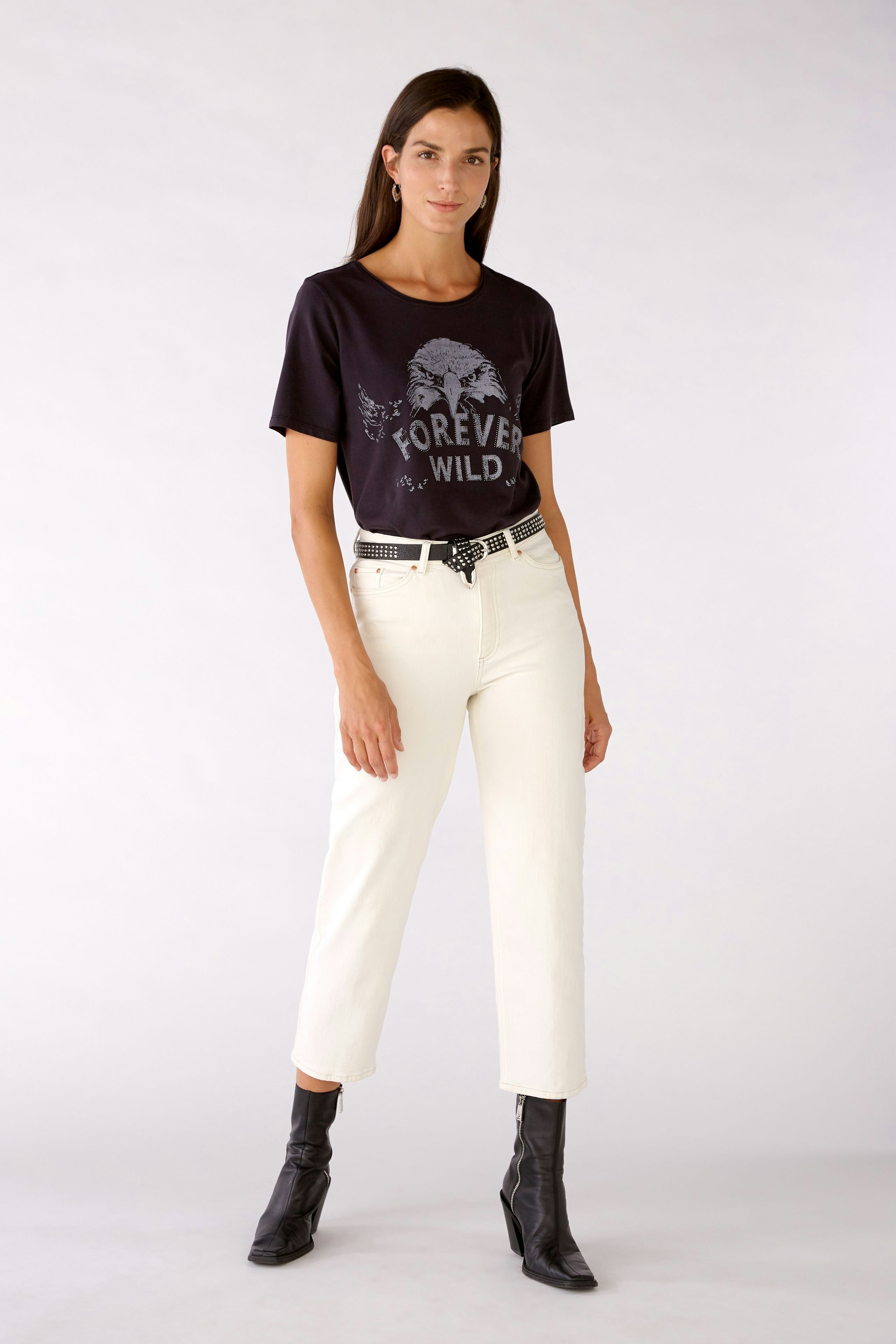 Bild 2 von Washed t-shirt - phantom in phantom | Oui