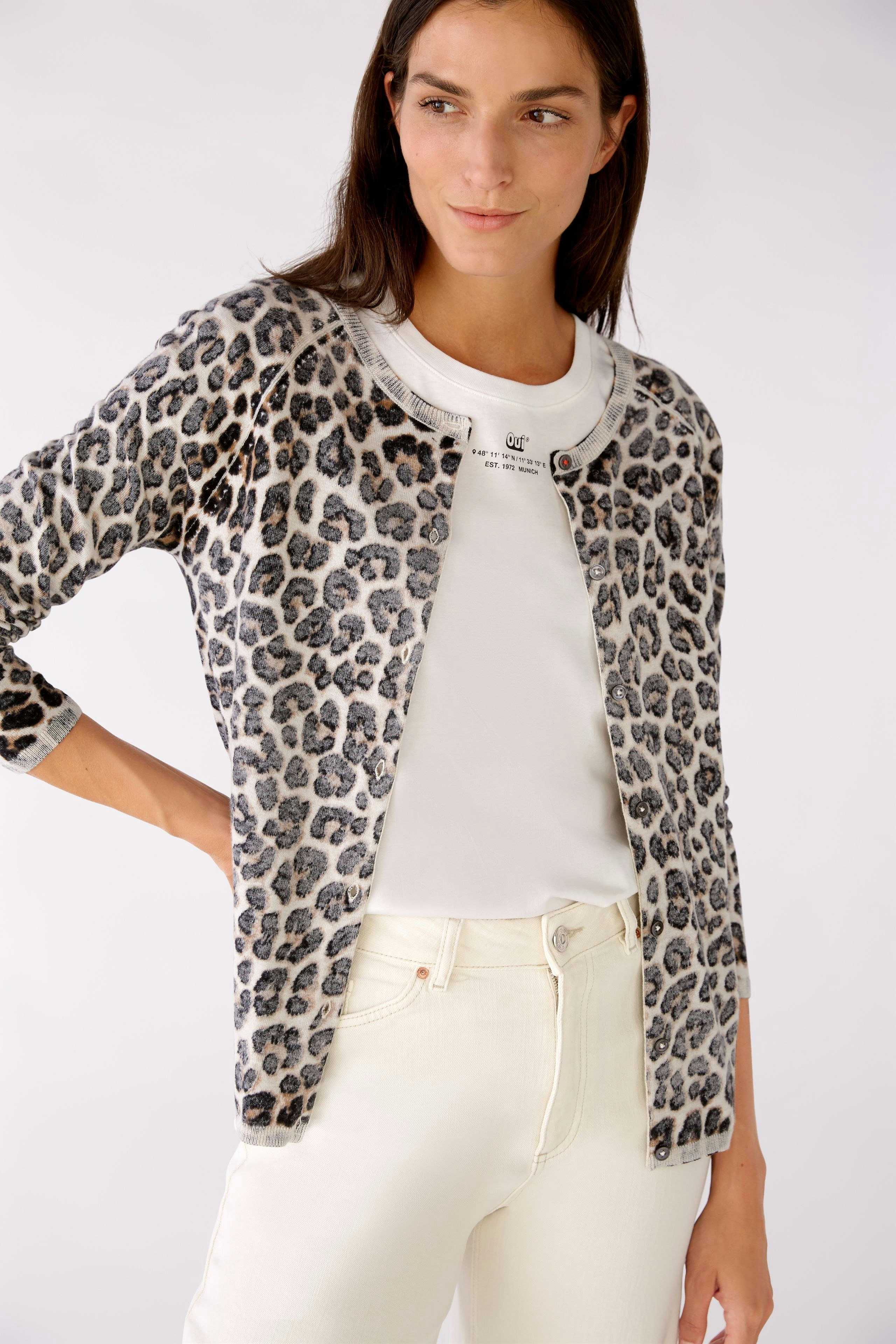 Bild 4 von Strickjacke - light grey camel in light grey camel | Oui