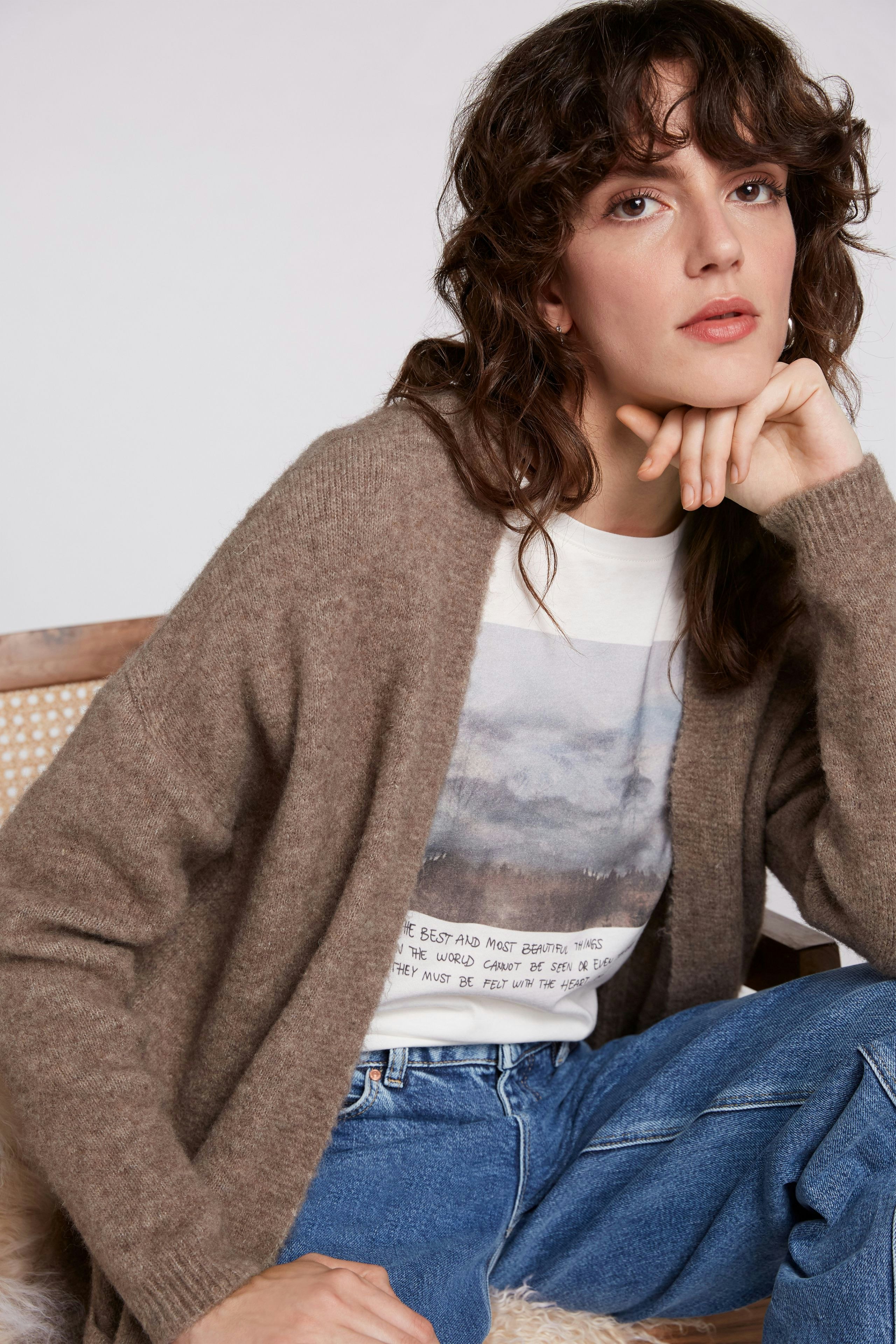 Bild 1 von T-shirt - cloud dancer in cloud dancer | Oui