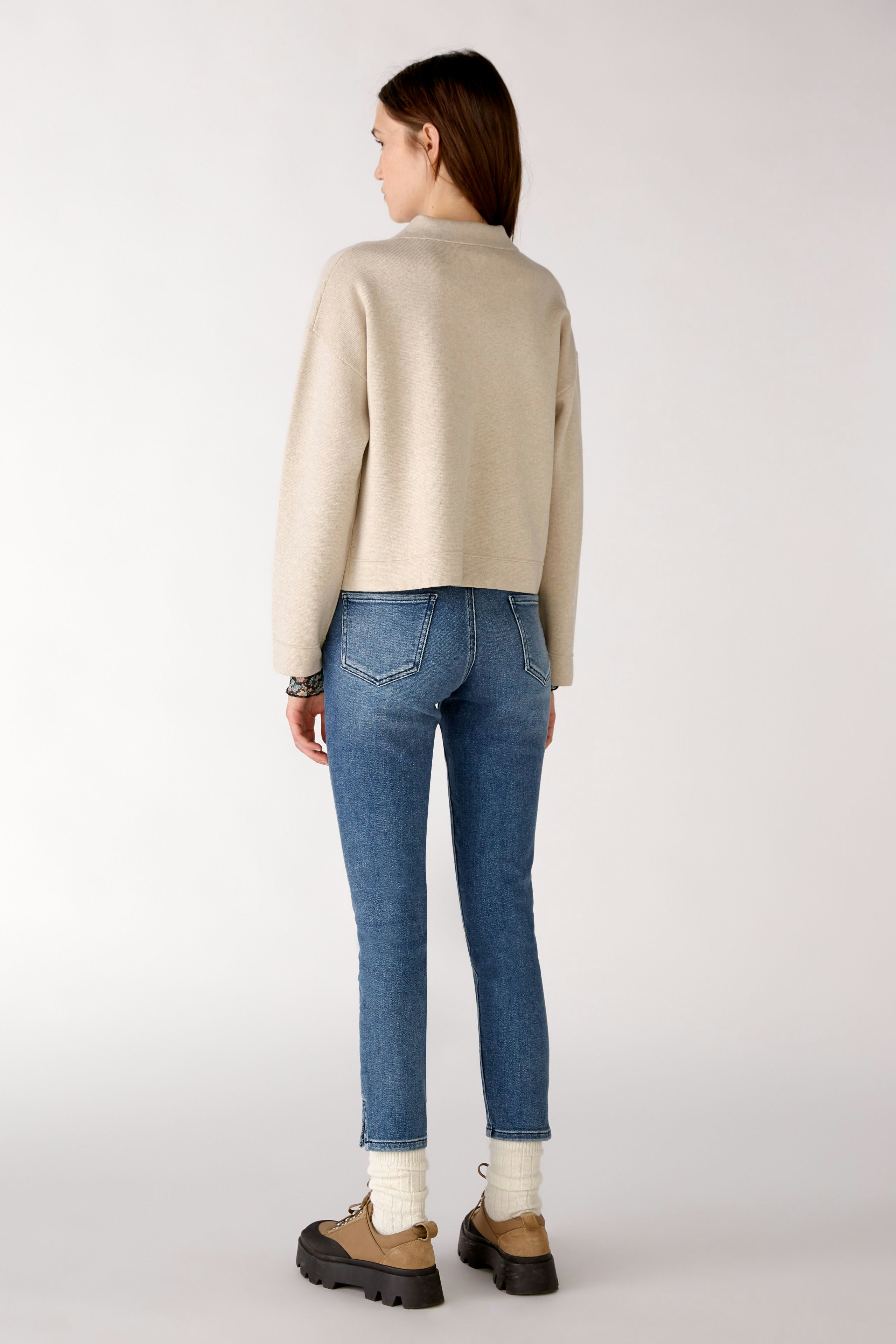 Bild 4 von Strickjacke - stone melange in stone melange | Oui