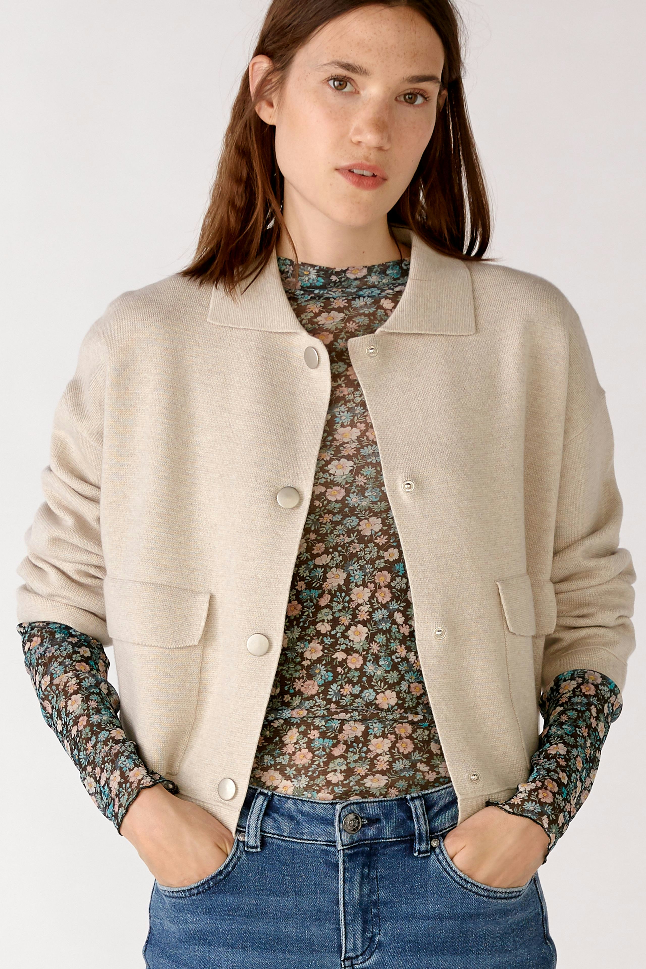 Bild 5 von Strickjacke - stone melange in stone melange | Oui