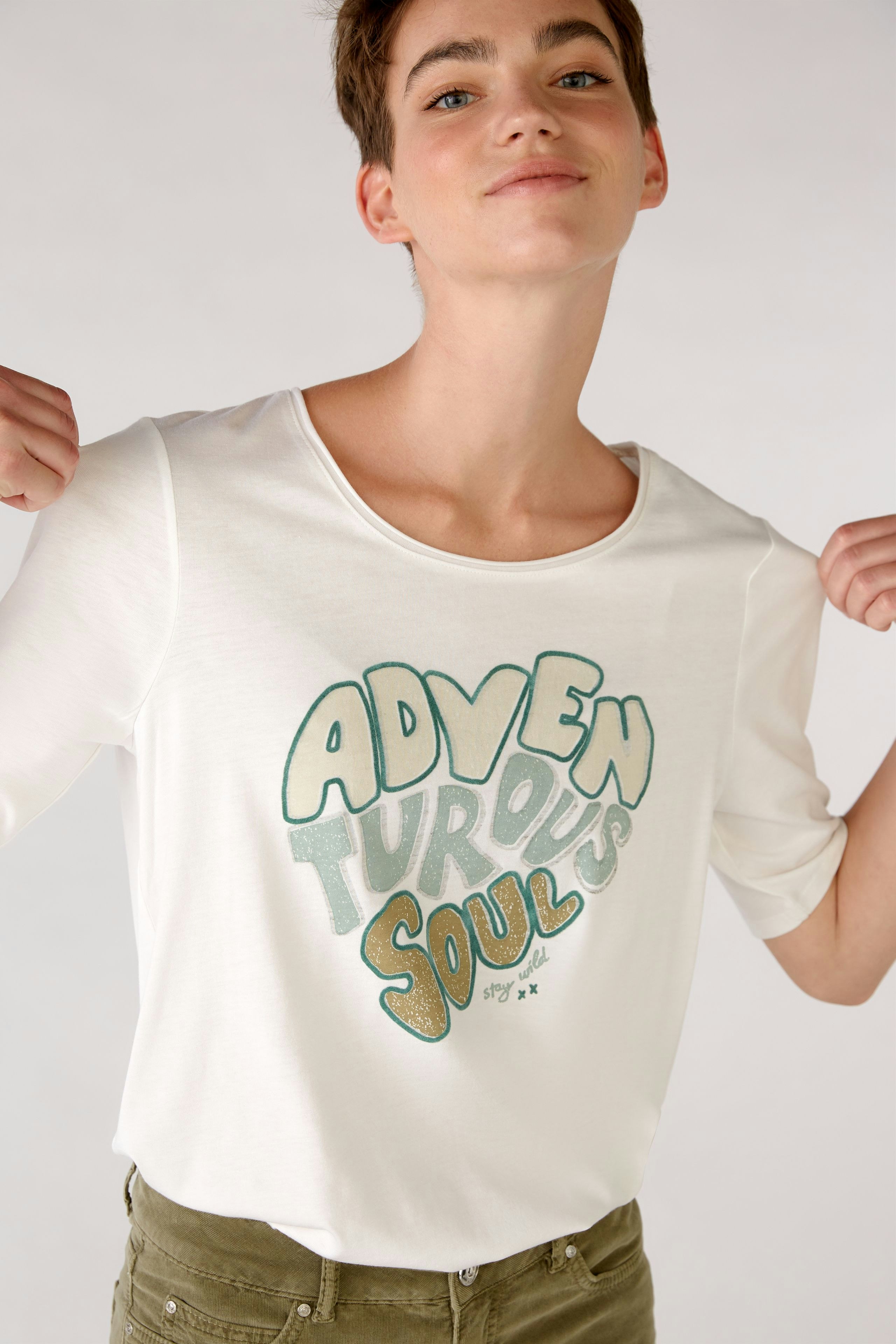 Bild 1 von T-shirt - cloud dancer in cloud dancer | Oui