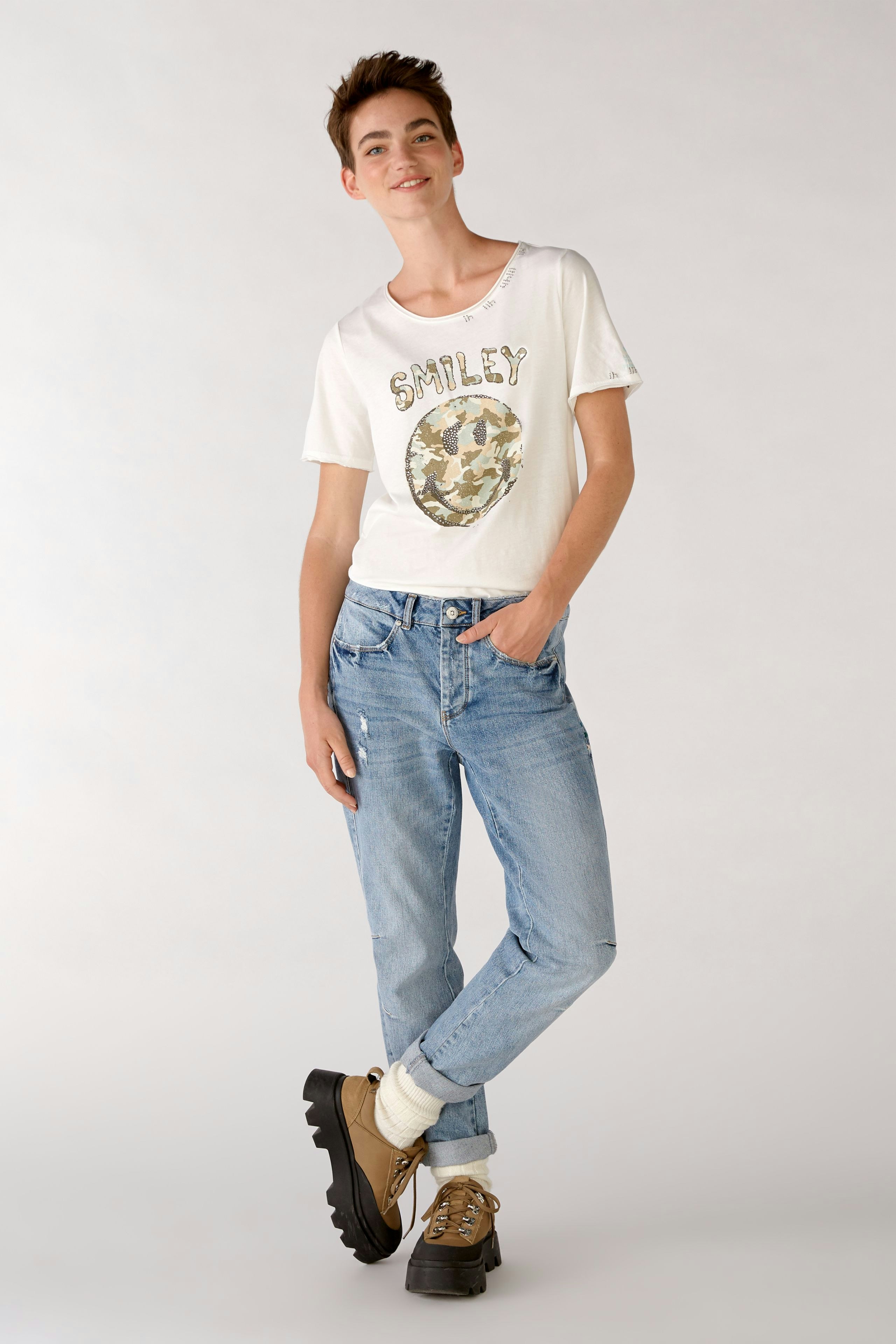 Bild 2 von T-shirt - cloud dancer in cloud dancer | Oui