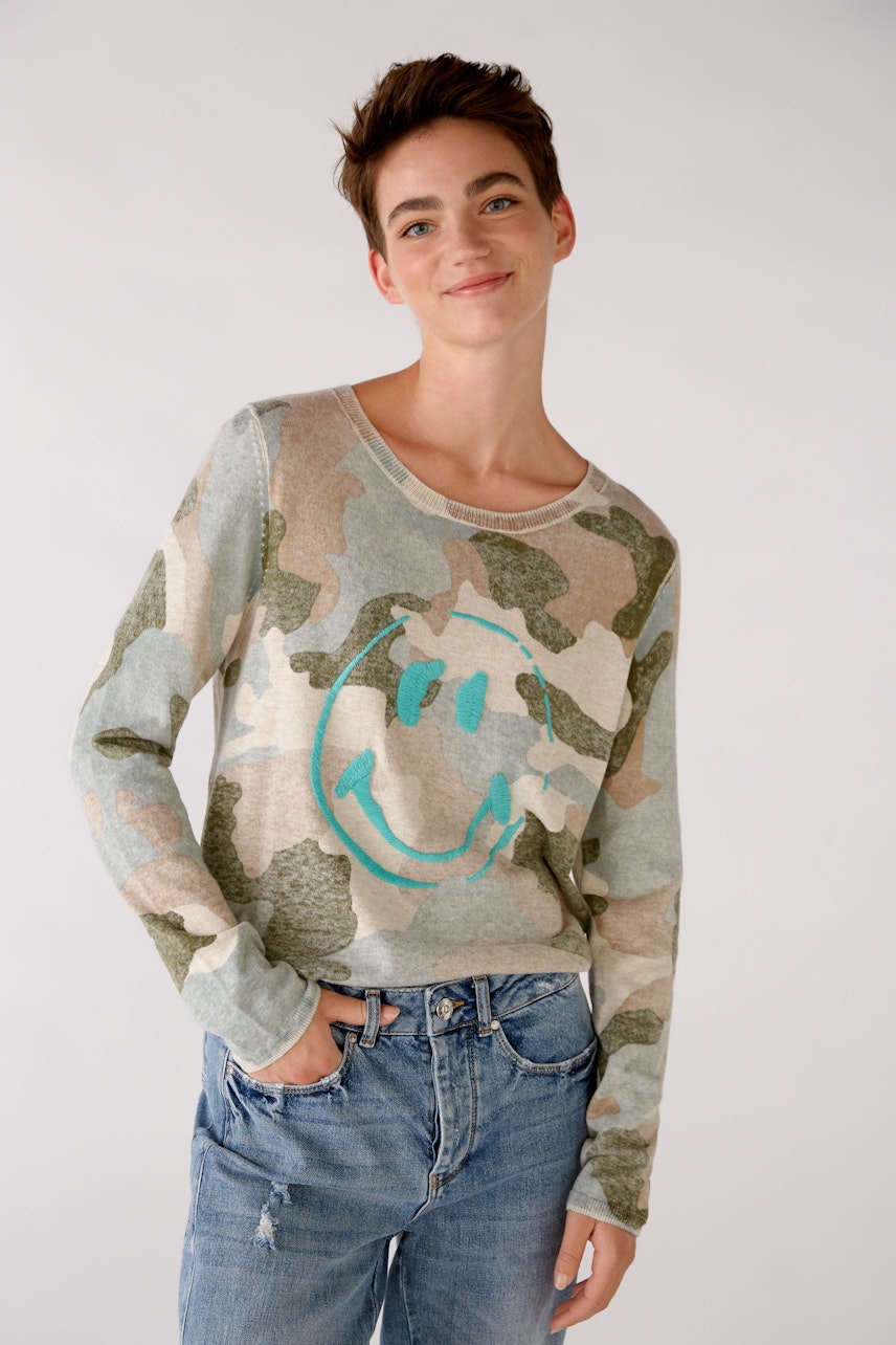 Bild 1 von Pullover - light camel green in light camel green | Oui