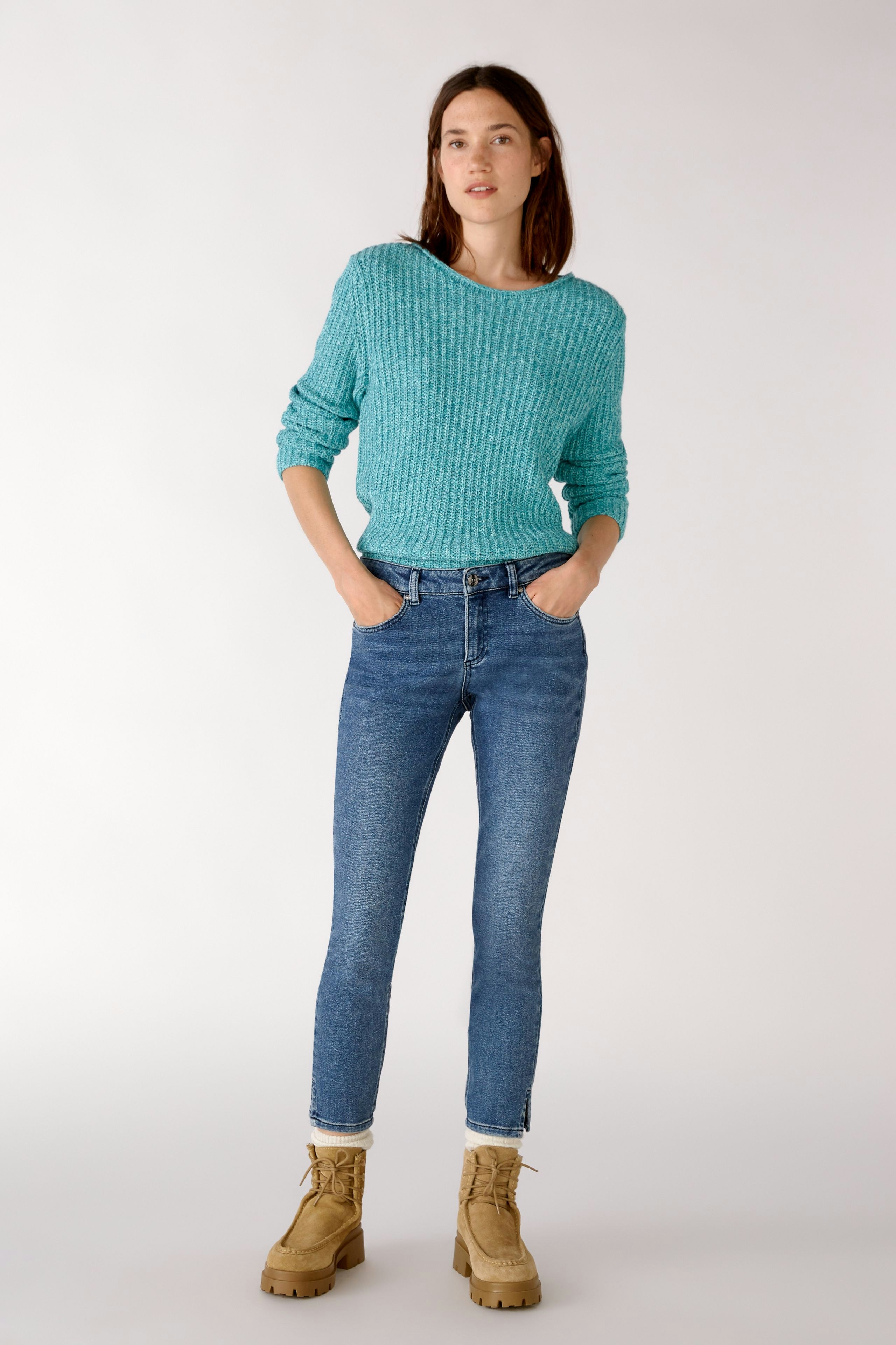 Bild 2 von Pullover - turquoise green in turquoise green | Oui