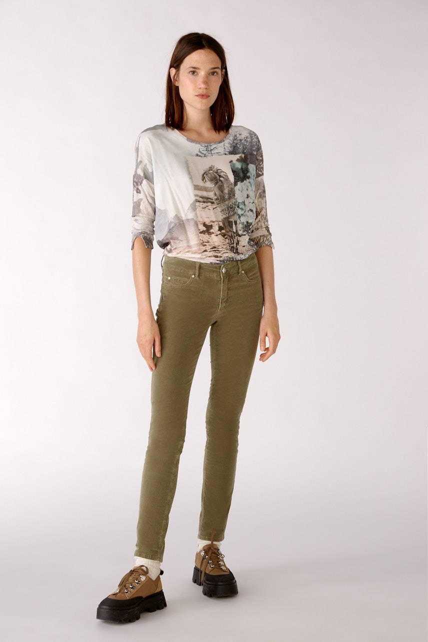 Bild 2 von Blusenshirt - light camel green in light camel green | Oui