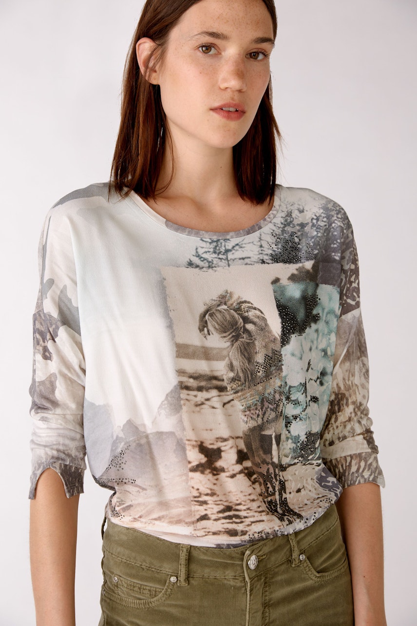 Bild 1 von Blusenshirt - light camel green in light camel green | Oui
