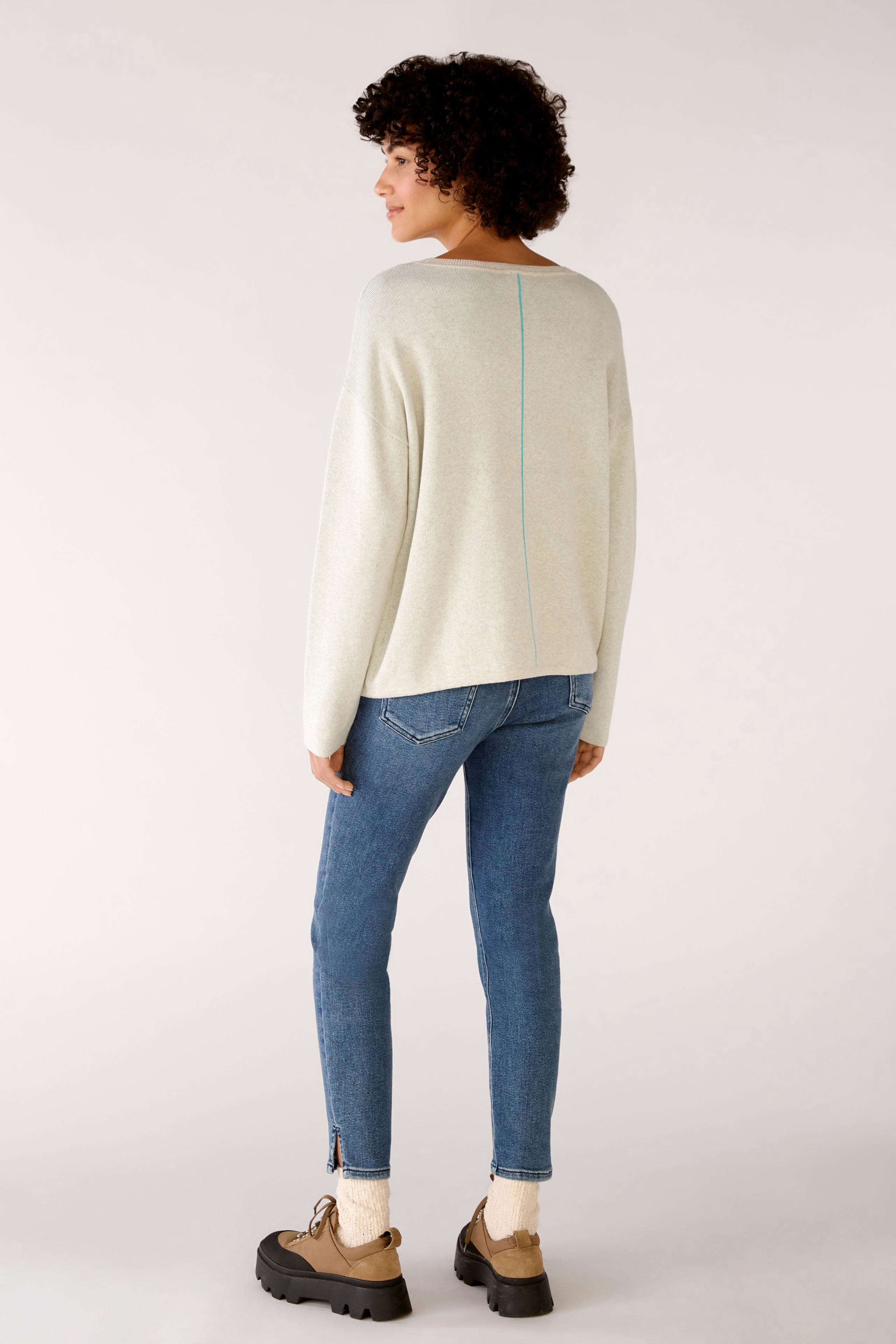 Bild 4 von Pullover - light stone green in light stone green | Oui