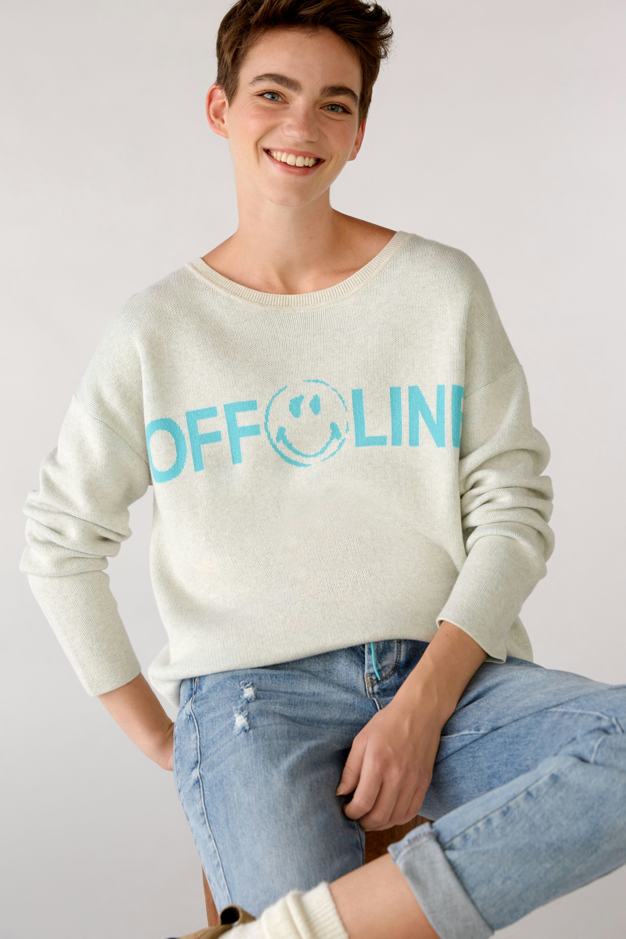 Bild 6 von Pullover - light stone green in light stone green | Oui